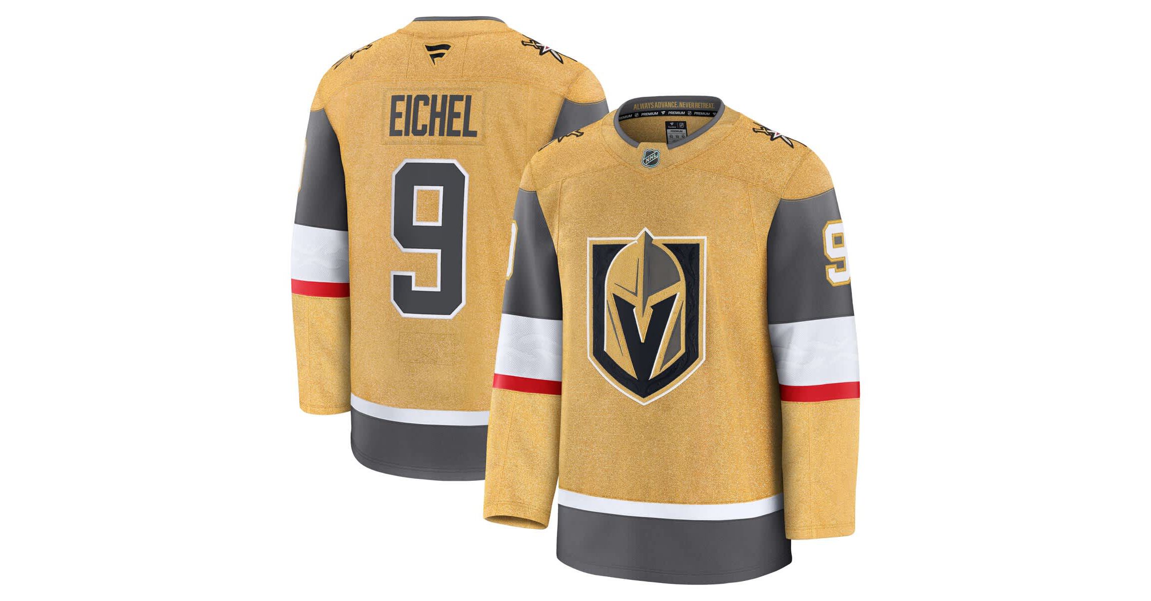 NHL Fanatics Jack Eichel Vegas Golden Knights Home Premium Jersey