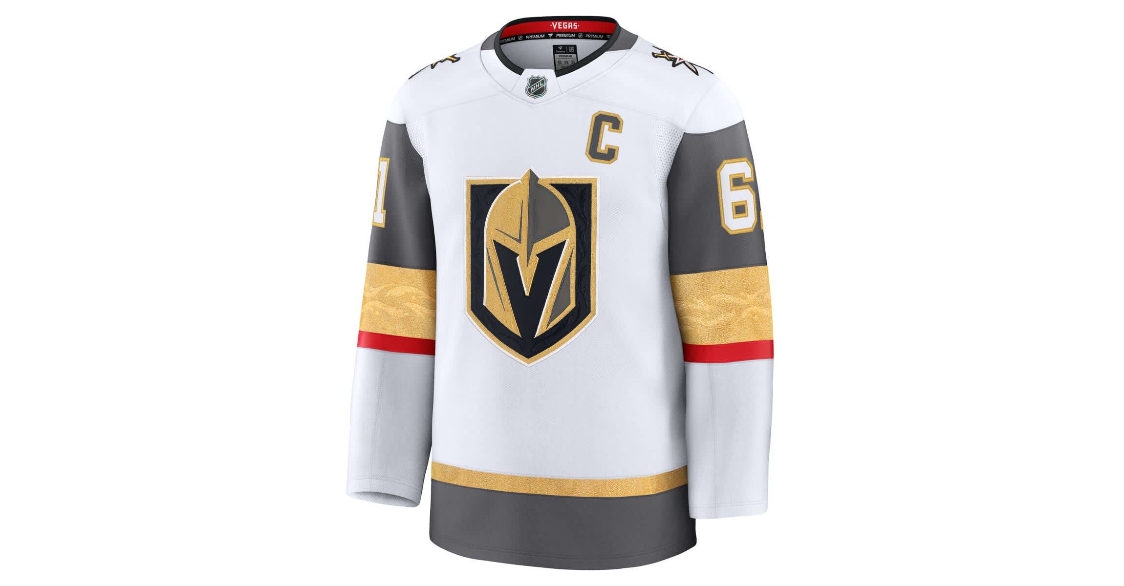 NHL Fanatics Mark Vegas Golden Knights Away Premium Jersey