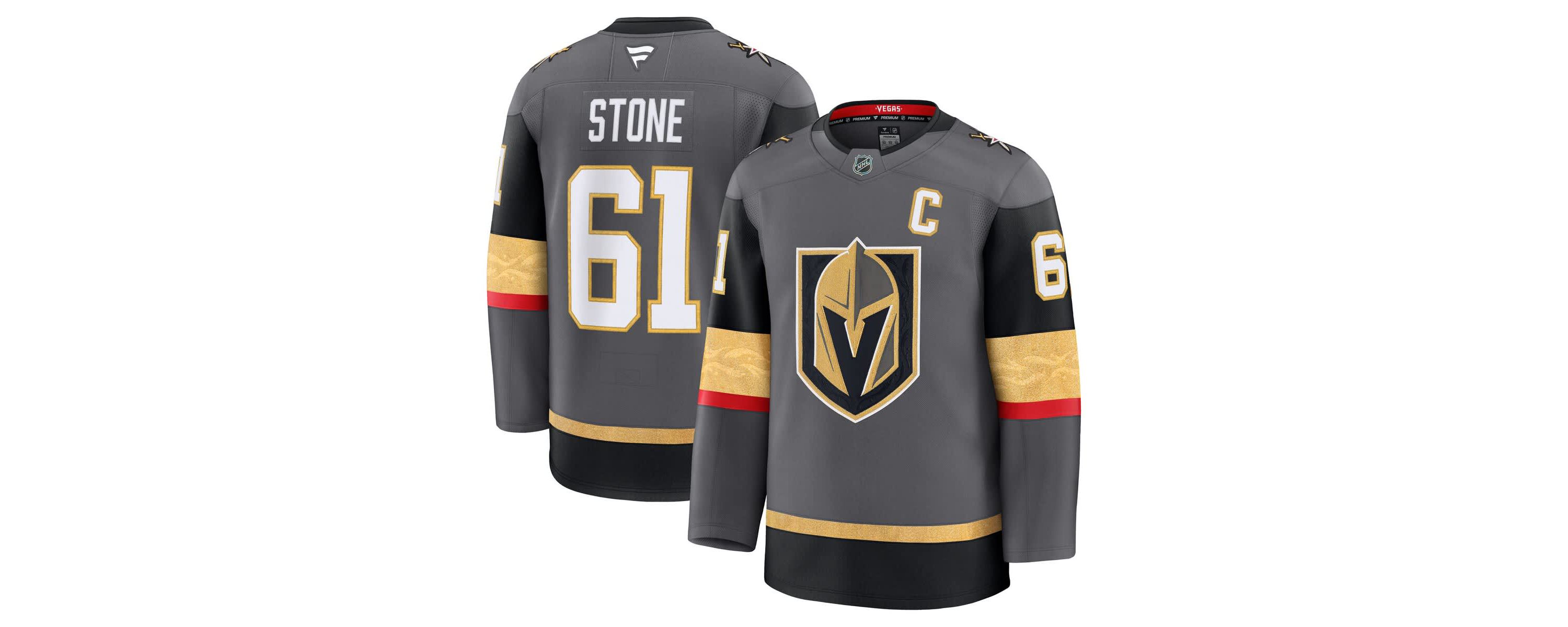 NHL Fanatics Mark Vegas Golden Knights Alternate Premium Jersey