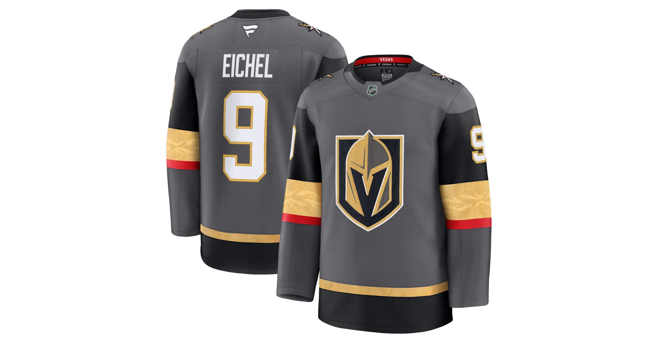 NHL Fanatics Jack Eichel Vegas Golden Knights Alternate Premium Jersey