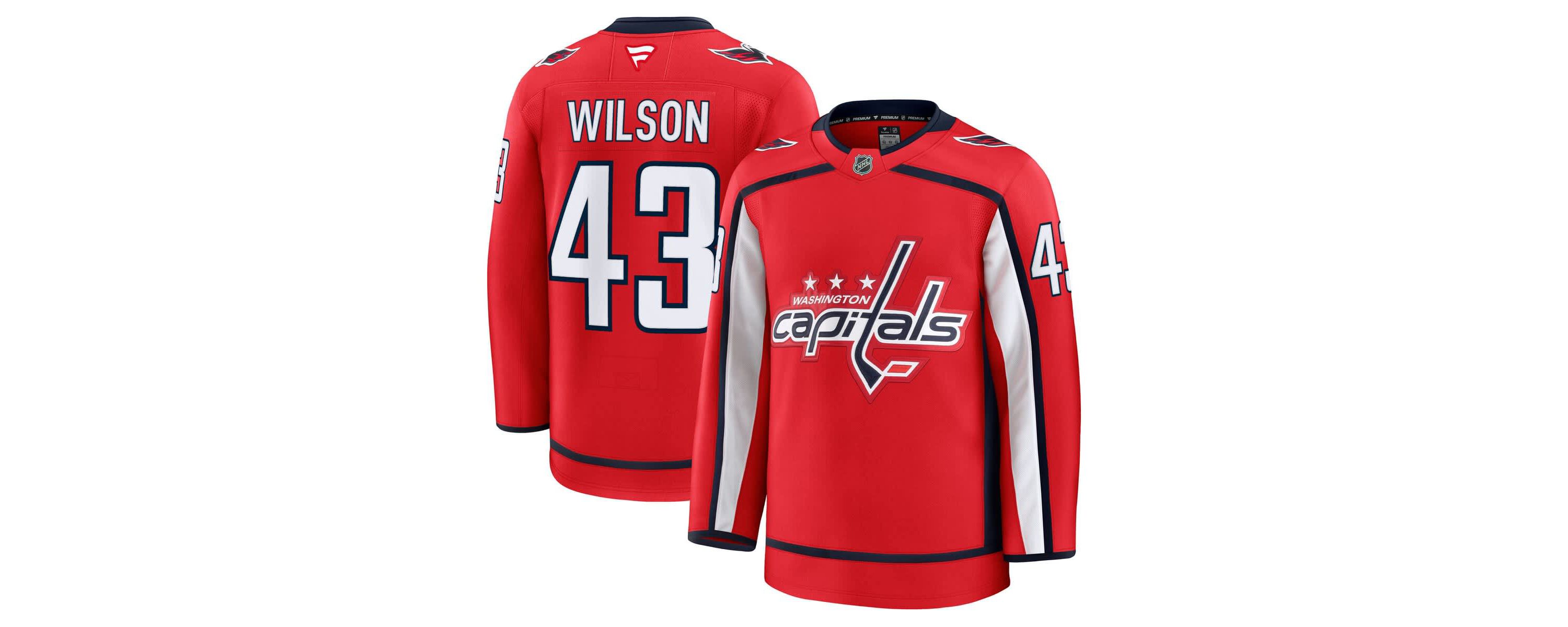 NHL Fanatics Tom Washington Capitals Home Premium Jersey