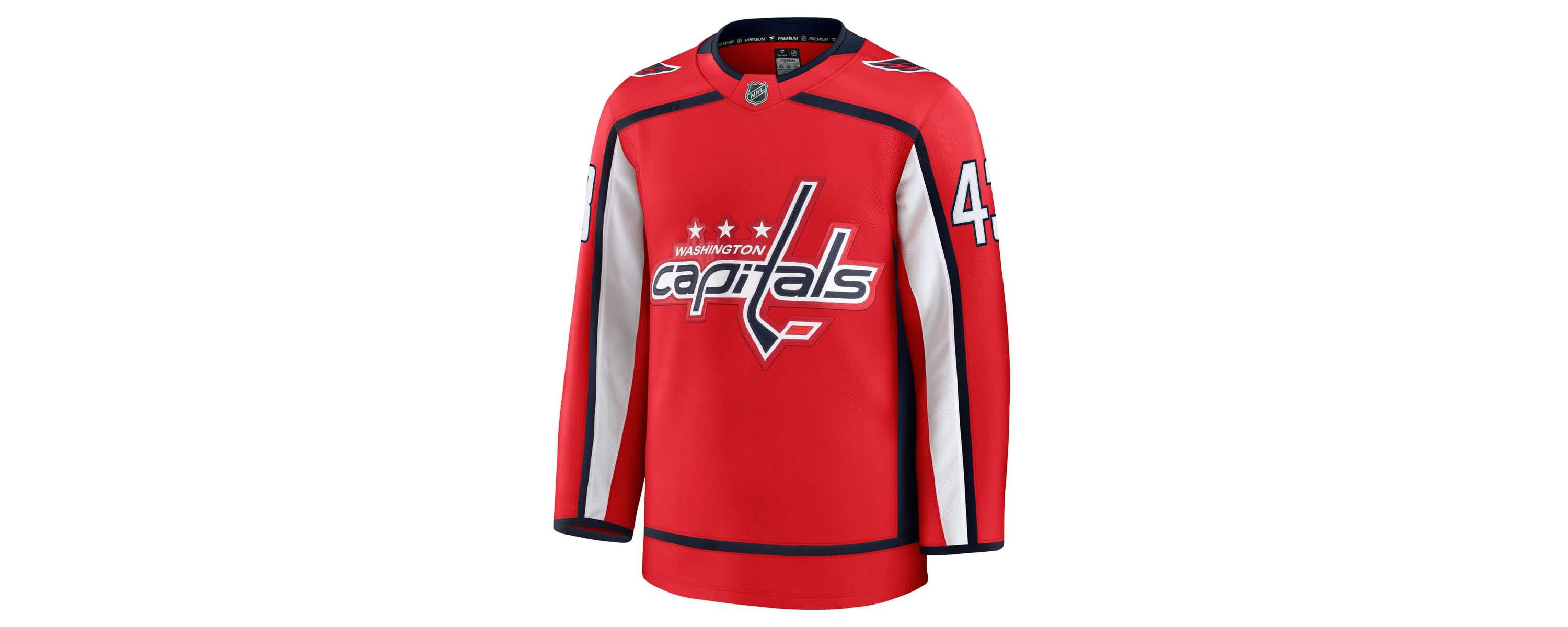 NHL Fanatics Tom Washington Capitals Home Premium Jersey