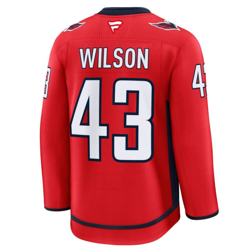 NHL Fanatics Tom Washington Capitals Home Premium Jersey