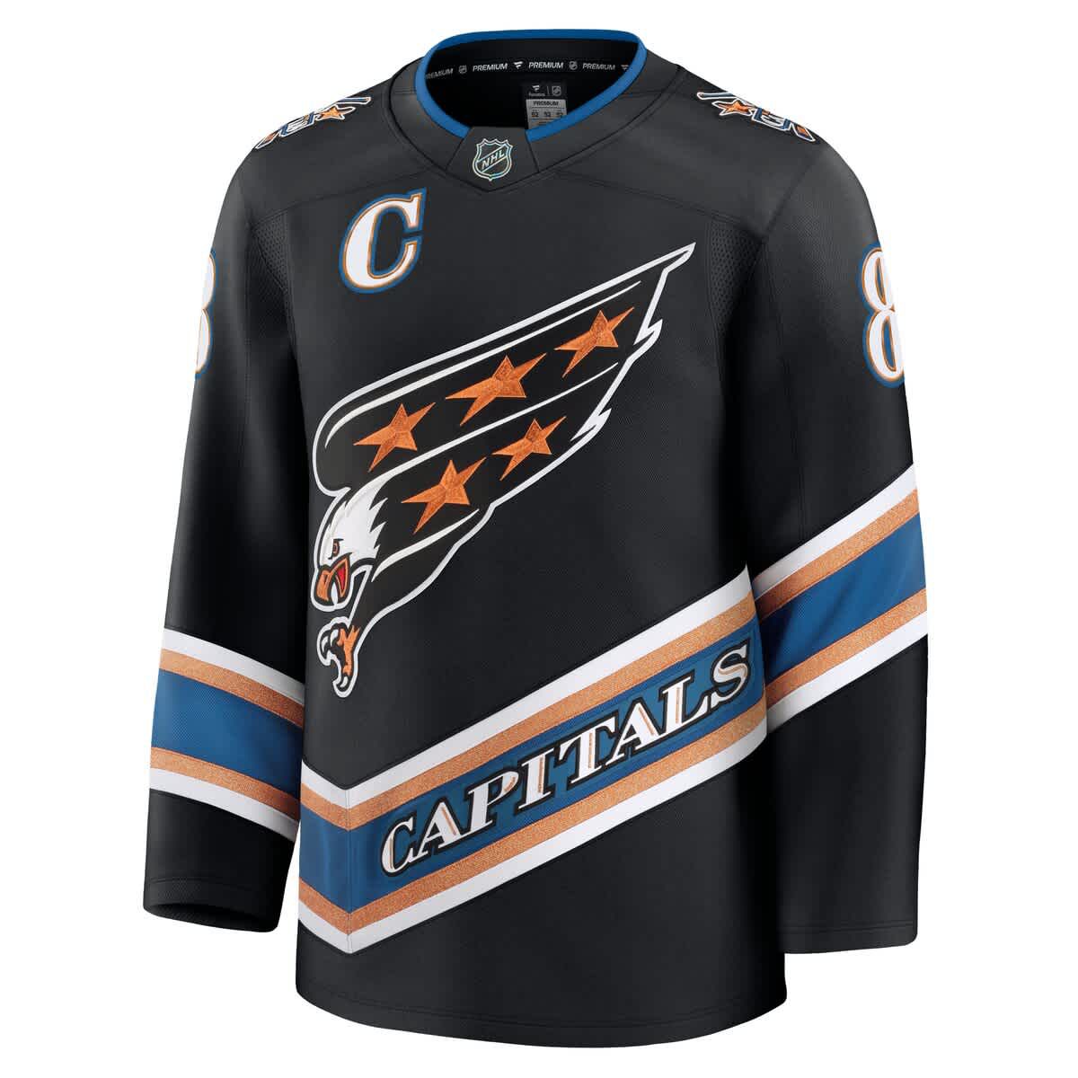 NHL Fanatics Alexander Ovechkin Washington Capitals Alternate 50th Anniversary Premium Jersey