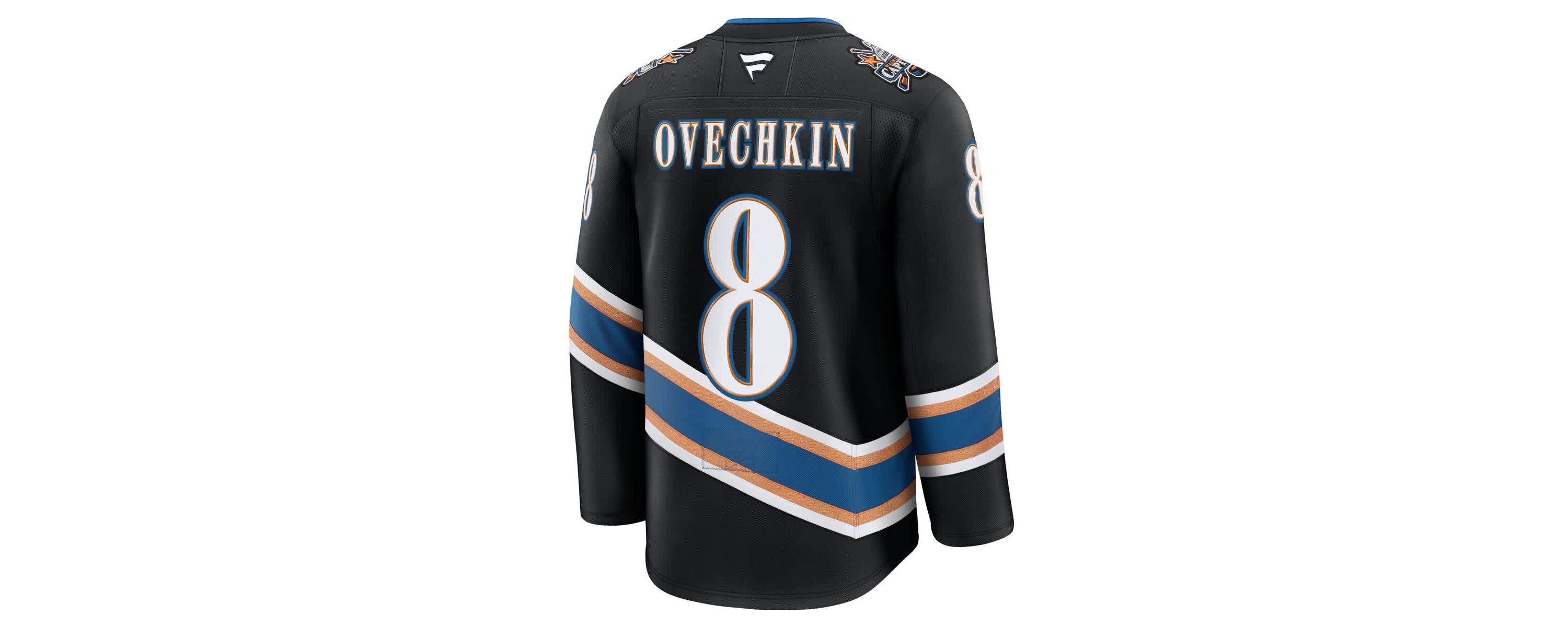 NHL Fanatics Alexander Ovechkin Washington Capitals Alternate 50th Anniversary Premium Jersey