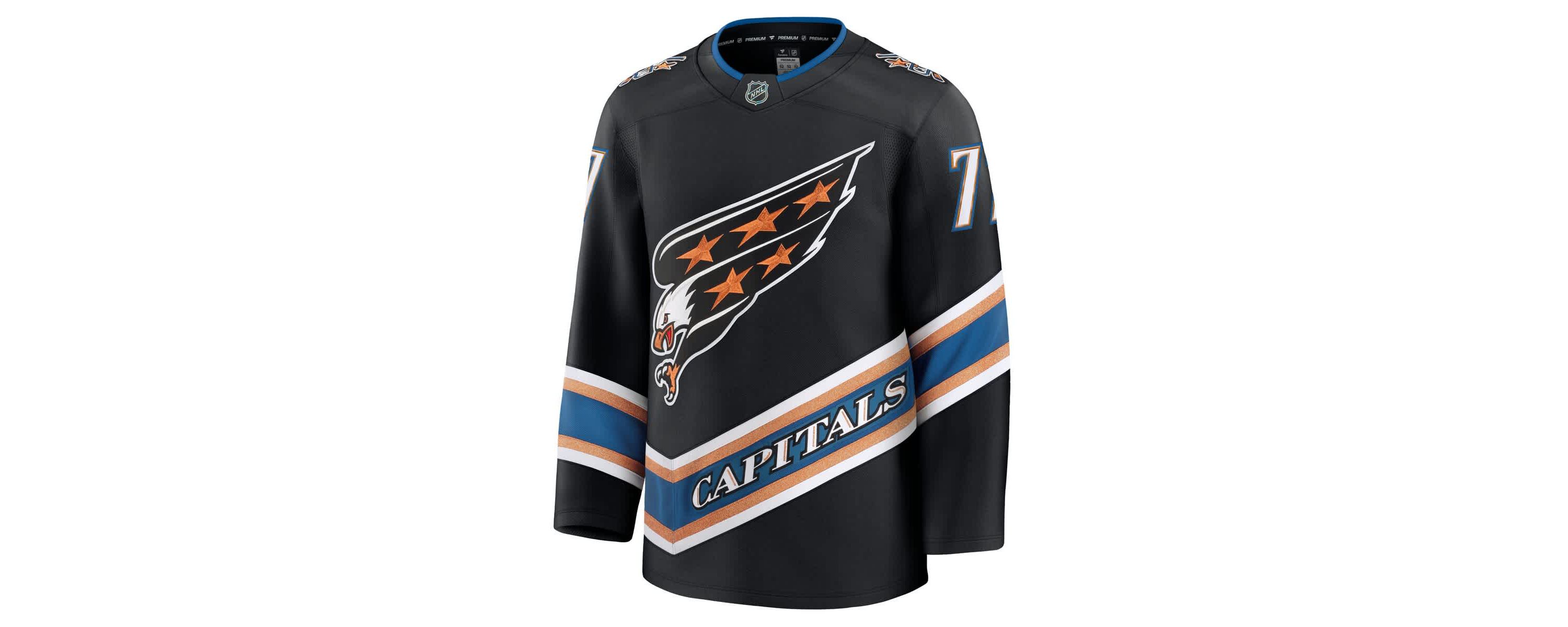 NHL Fanatics TJ Oshie Washington Capitals Alternate 50th Anniversary Premium Jersey