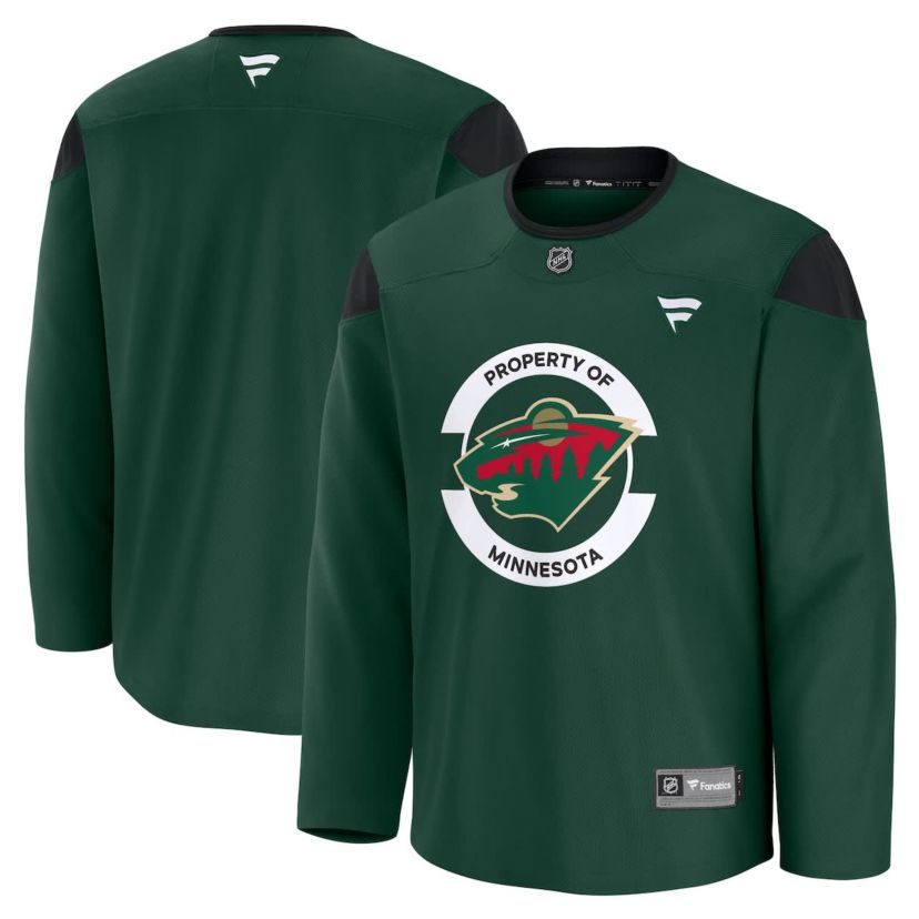 NHL Fanatics Minnesota Wild Team Practice Jersey