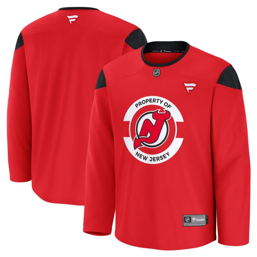 NHL Fanatics New Jersey Devils Team Practice Jersey
