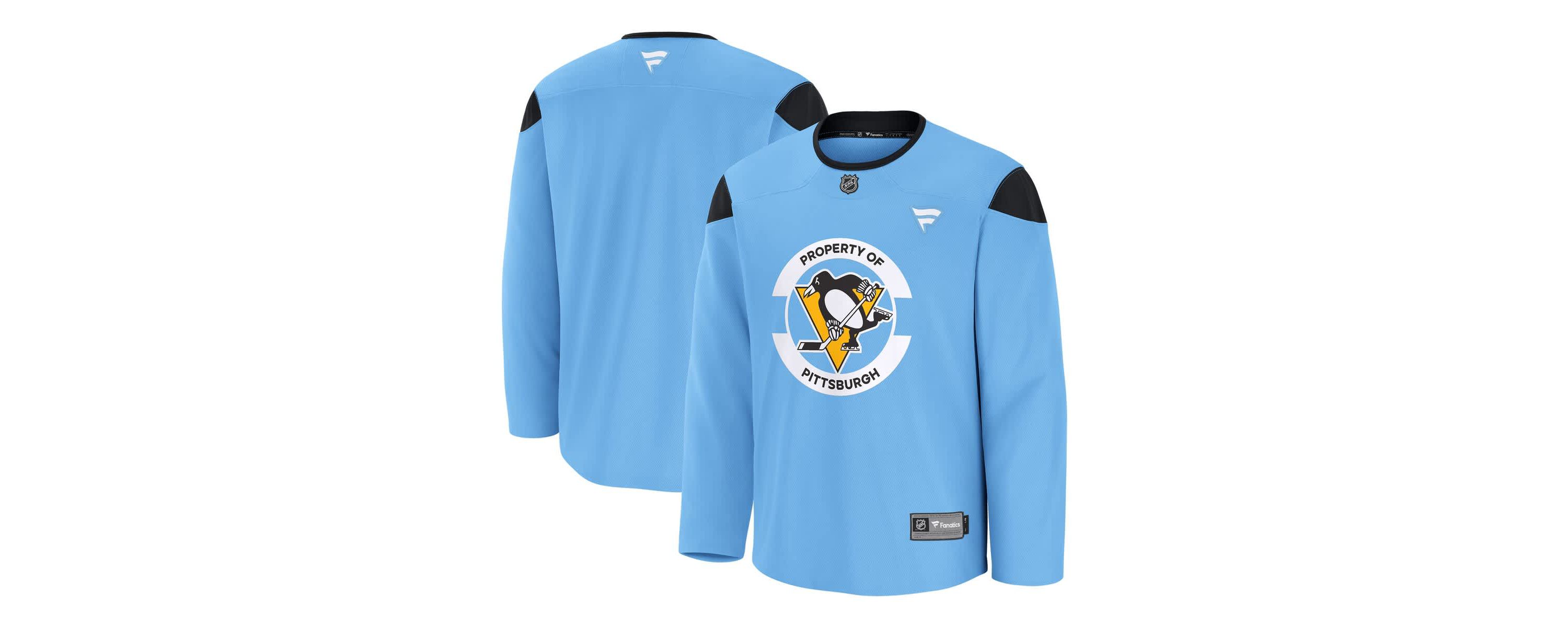 NHL Fanatics Pittsburgh Penguins Home Practice Jersey