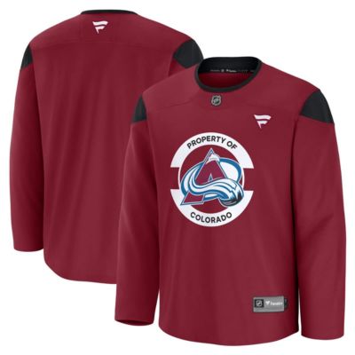 Men's NHL Fanatics Colorado Avalanche Team Practice Jersey, Burgundy, Small