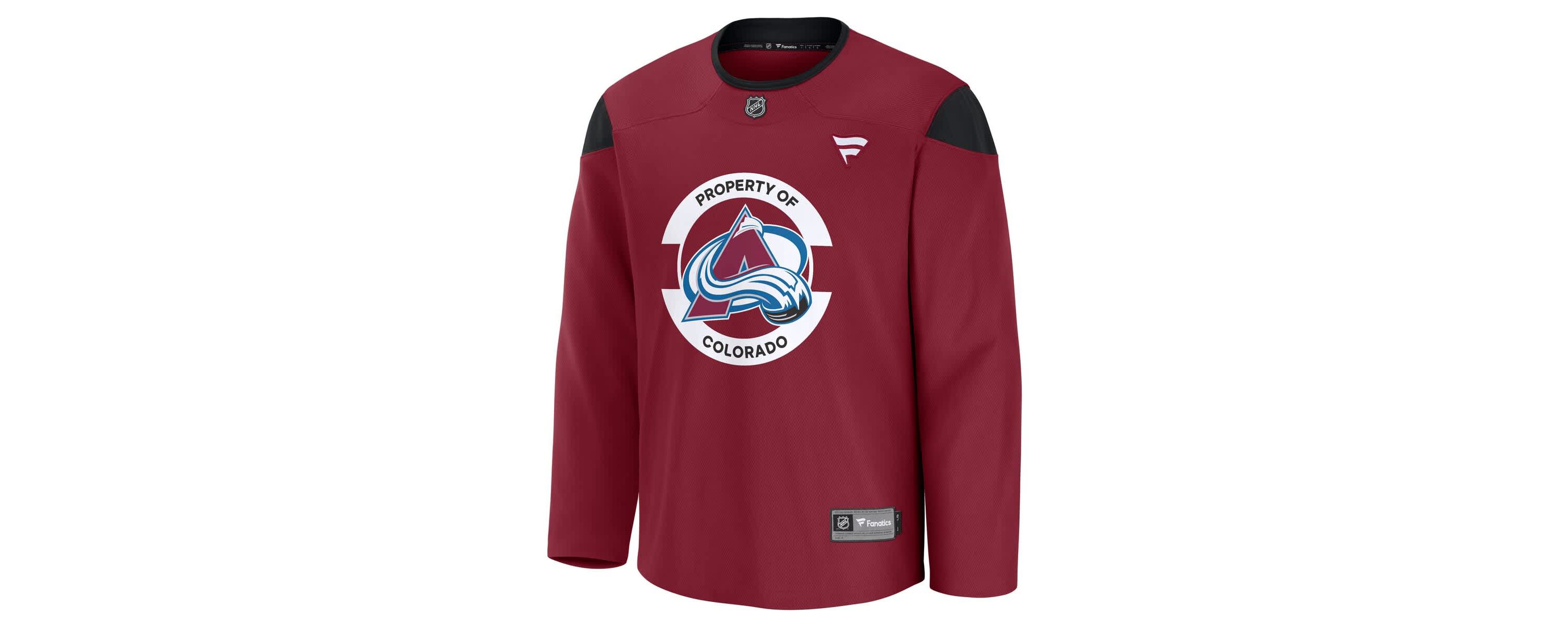 NHL Fanatics Colorado Avalanche Team Practice Jersey
