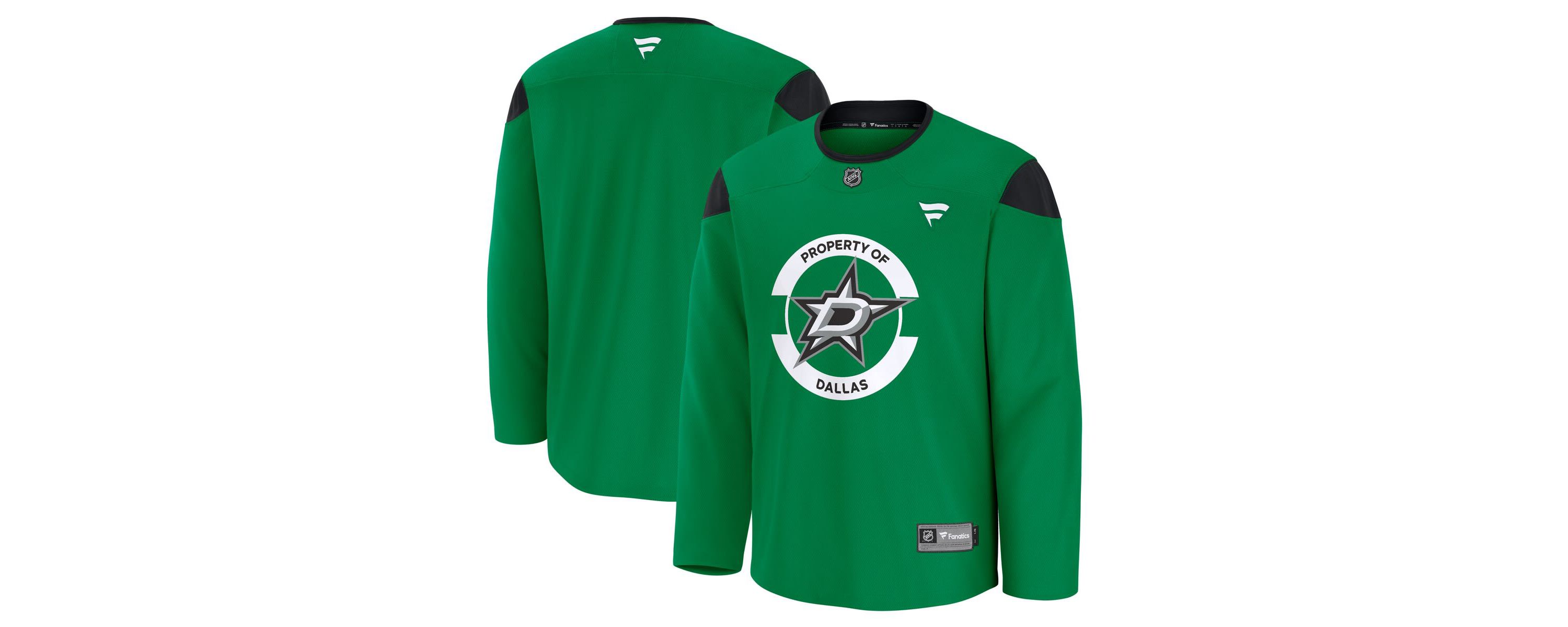 NHL Fanatics Kelly Dallas Stars Team Practice Jersey