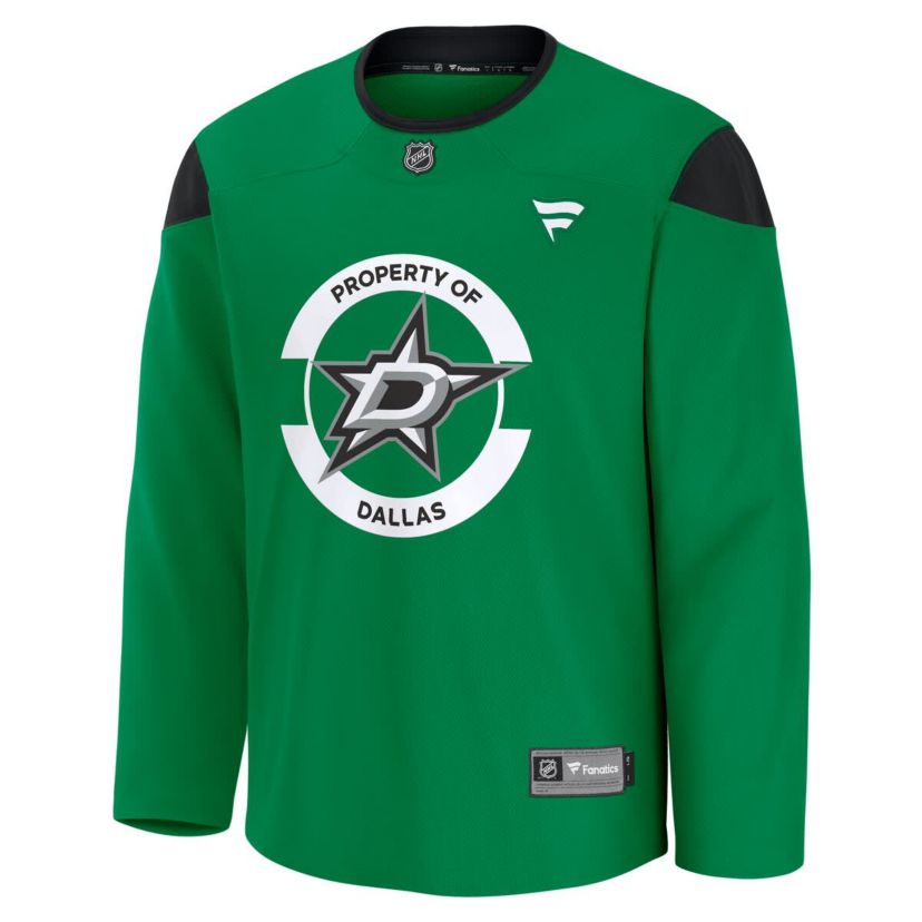NHL Fanatics Kelly Dallas Stars Team Practice Jersey