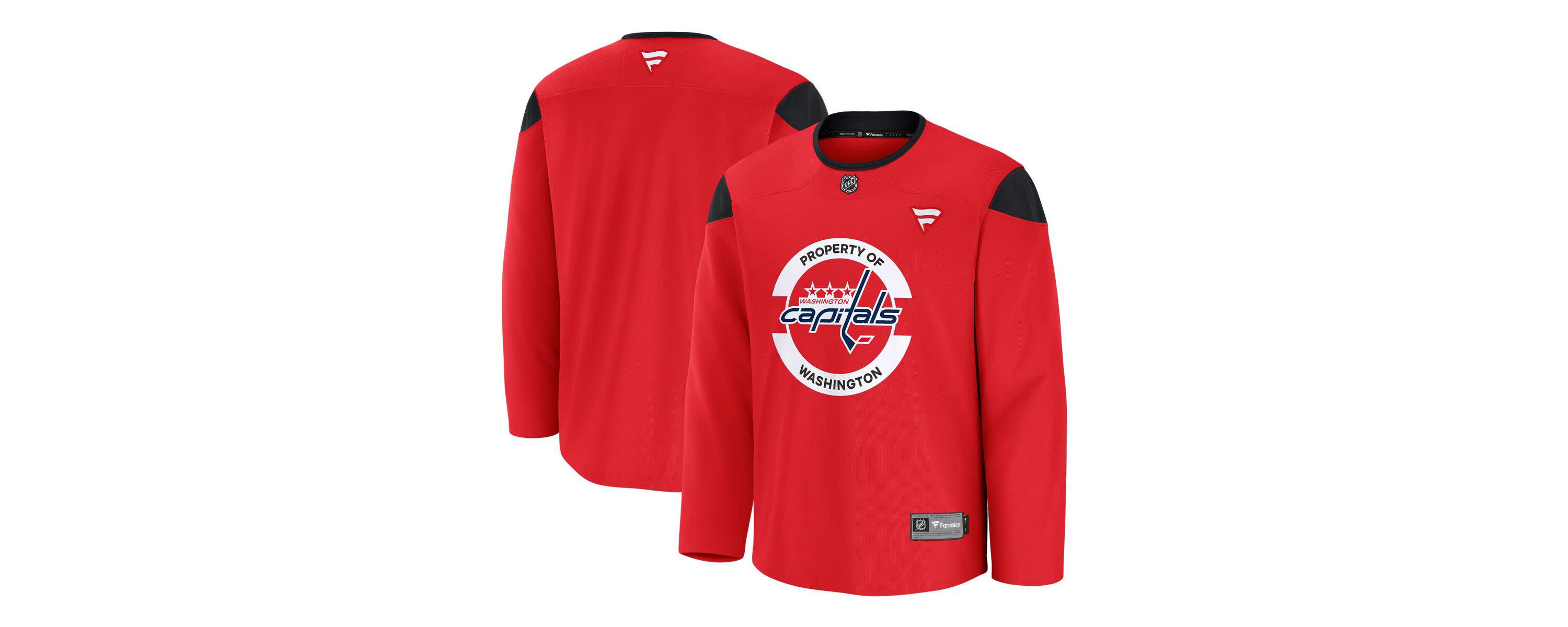 NHL Fanatics Washington Capitals Home Practice Jersey