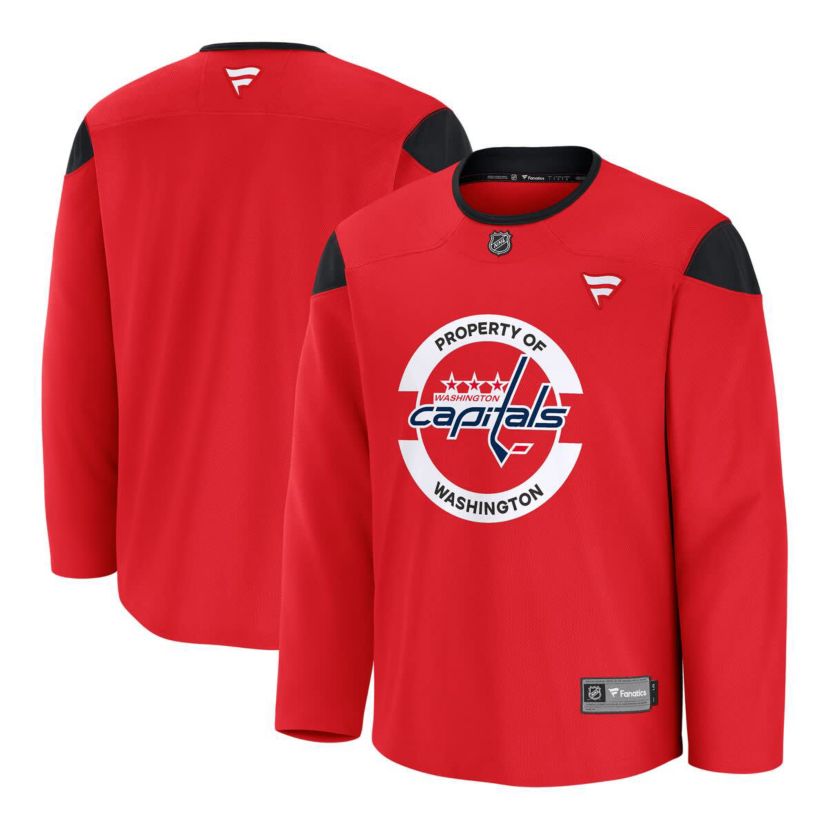 NHL Fanatics Washington Capitals Home Practice Jersey