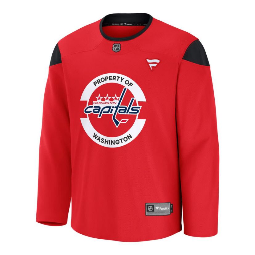 NHL Fanatics Washington Capitals Home Practice Jersey