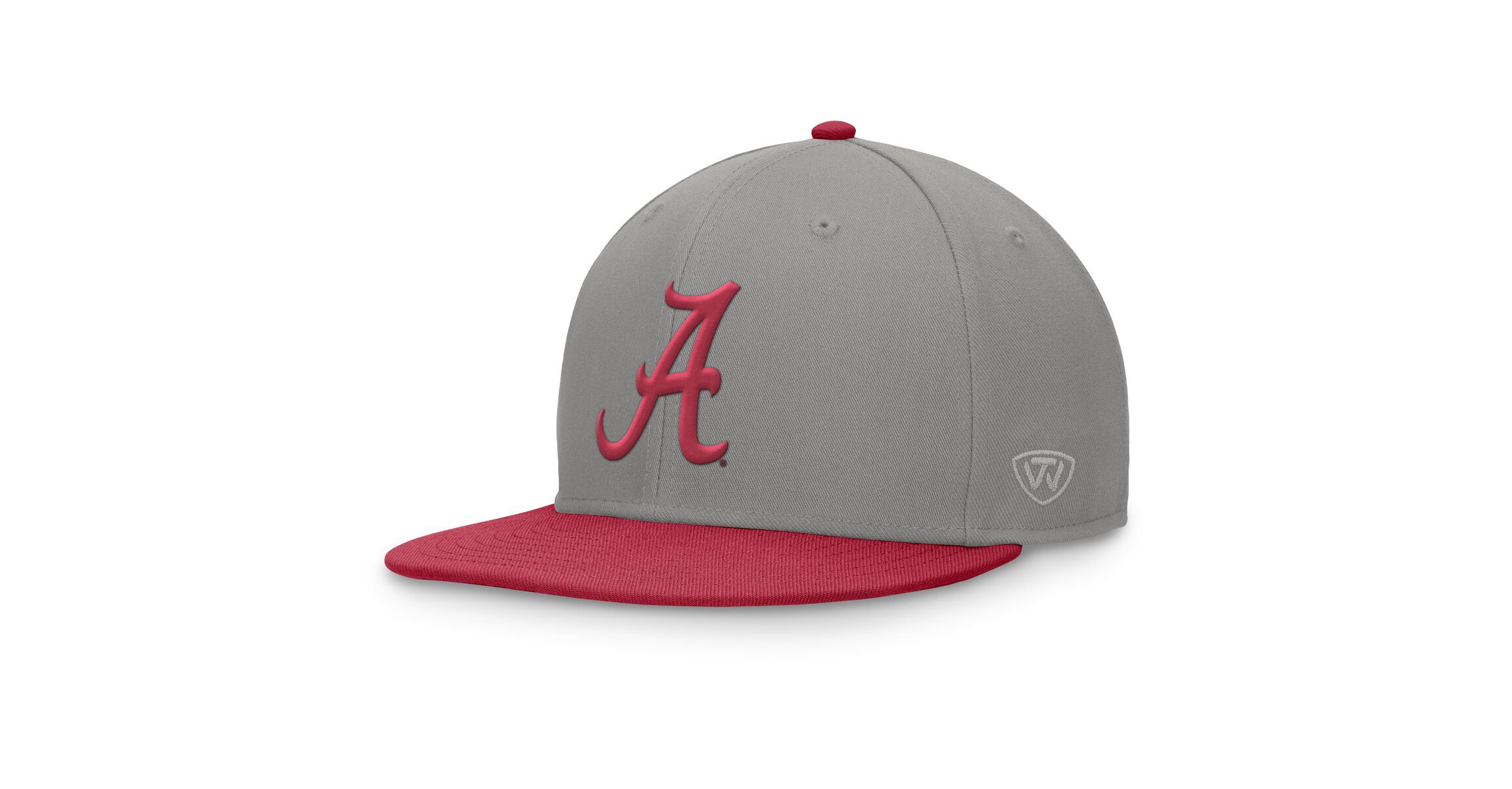 Alabama Crimson Tide NCAA Gray/Crimson Alabama Tide Rally Two-Tone Fitted Hat