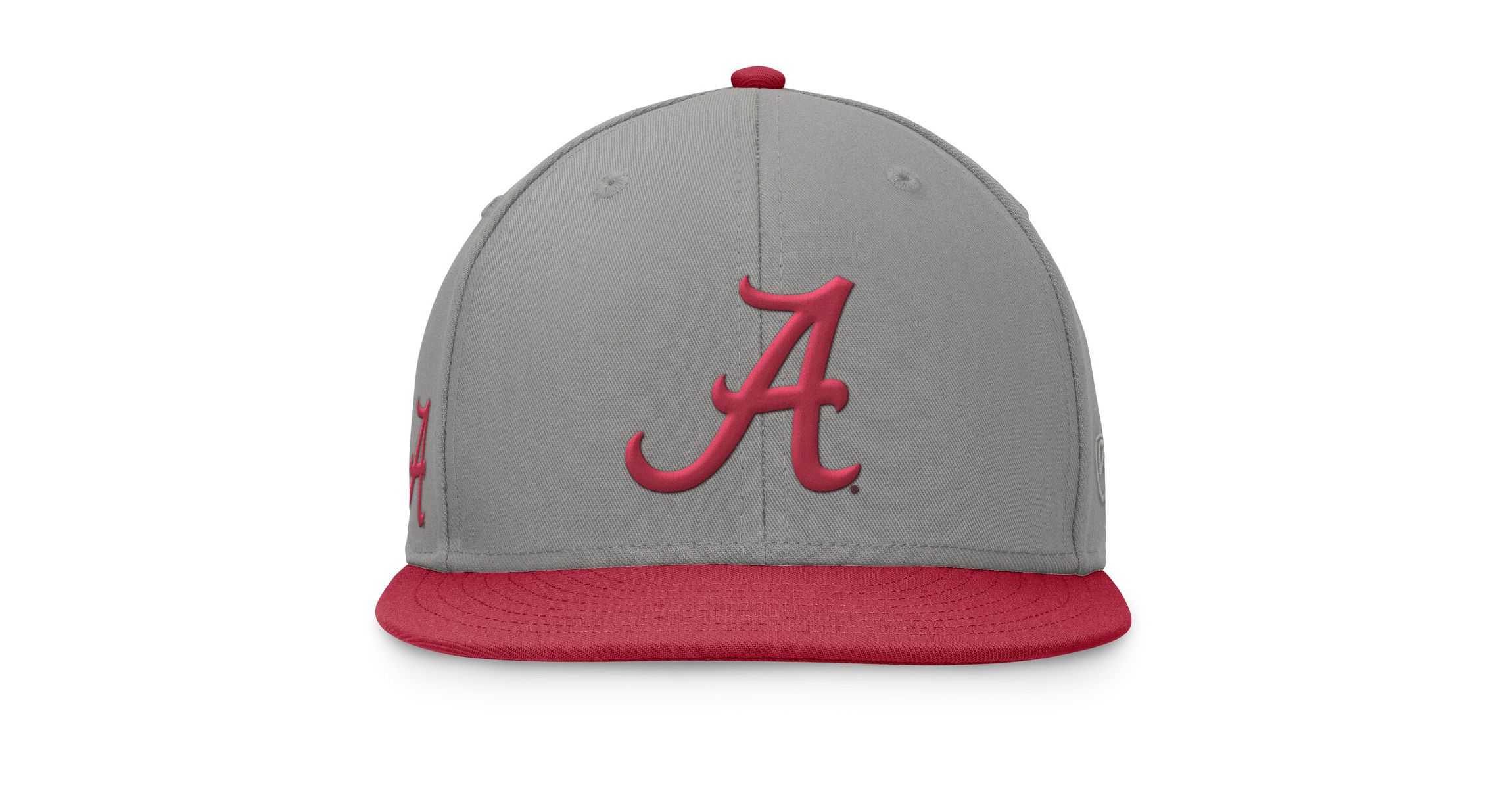 Alabama Crimson Tide NCAA Gray/Crimson Alabama Tide Rally Two-Tone Fitted Hat