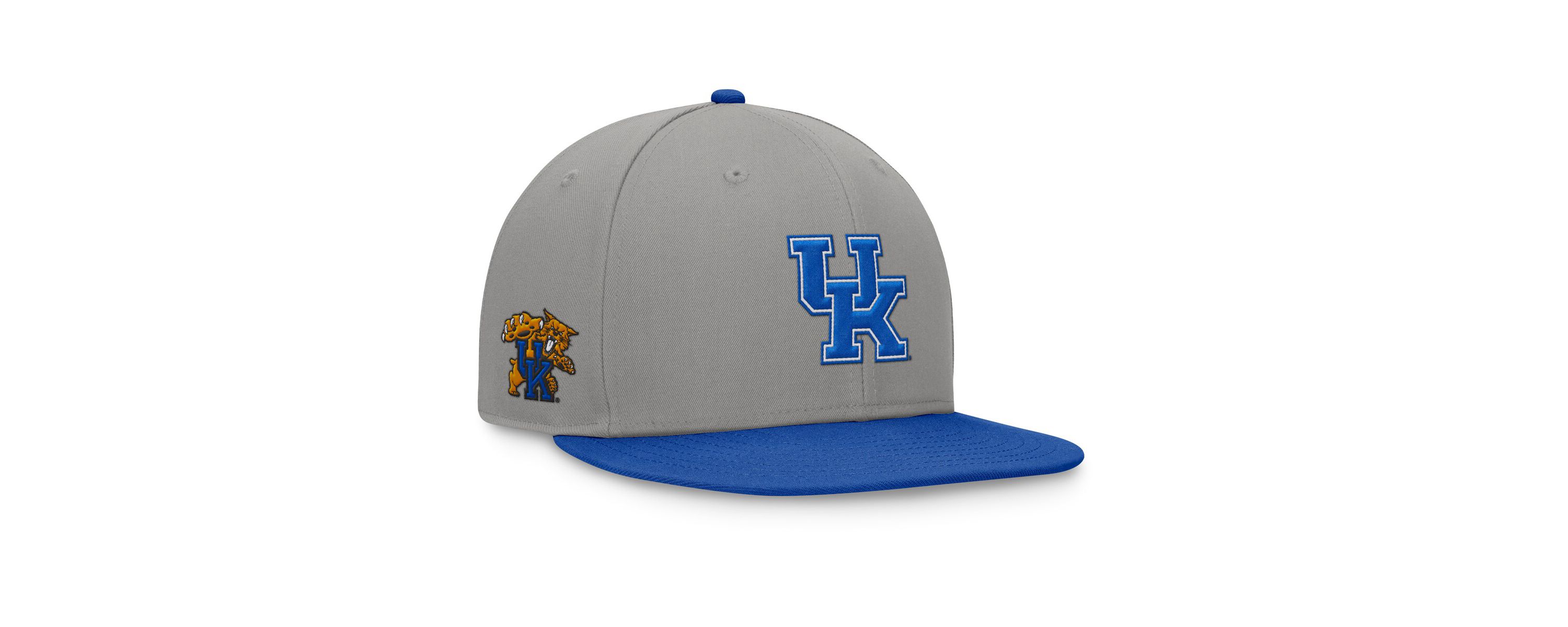 NCAA Gray/Royal Kentucky Wildcats Rally Two-Tone Fitted Hat