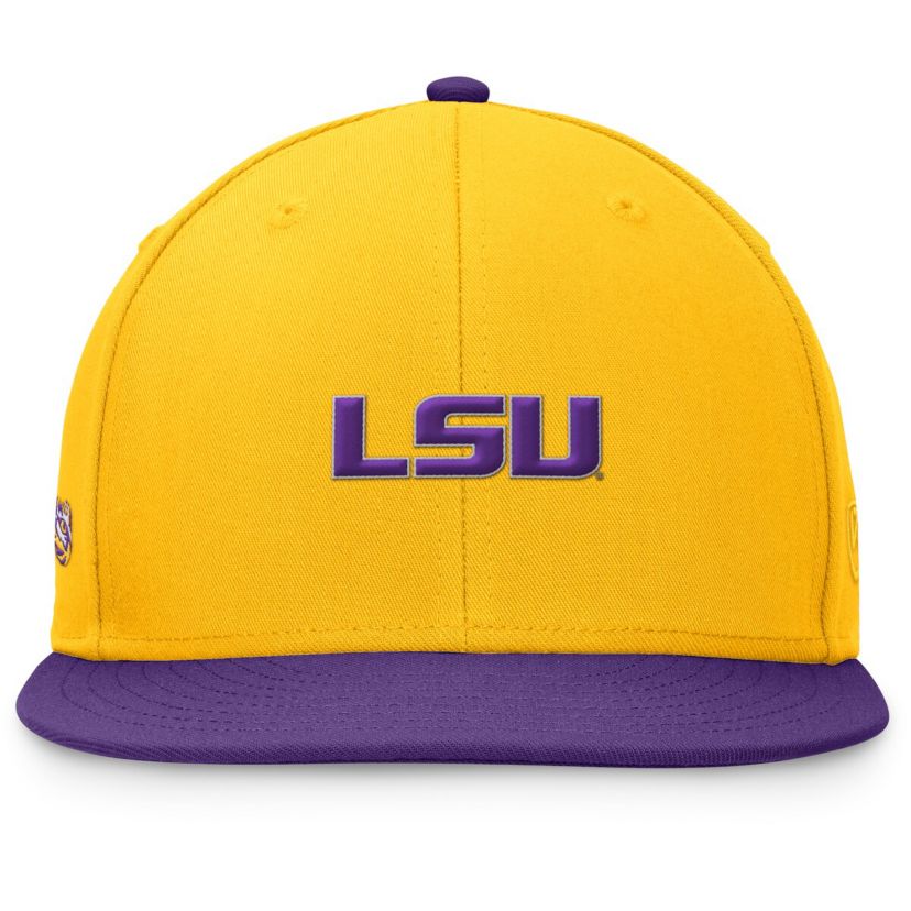 NCAA Gold/Purple LSU Tigers Rally Two-Tone Fitted Hat