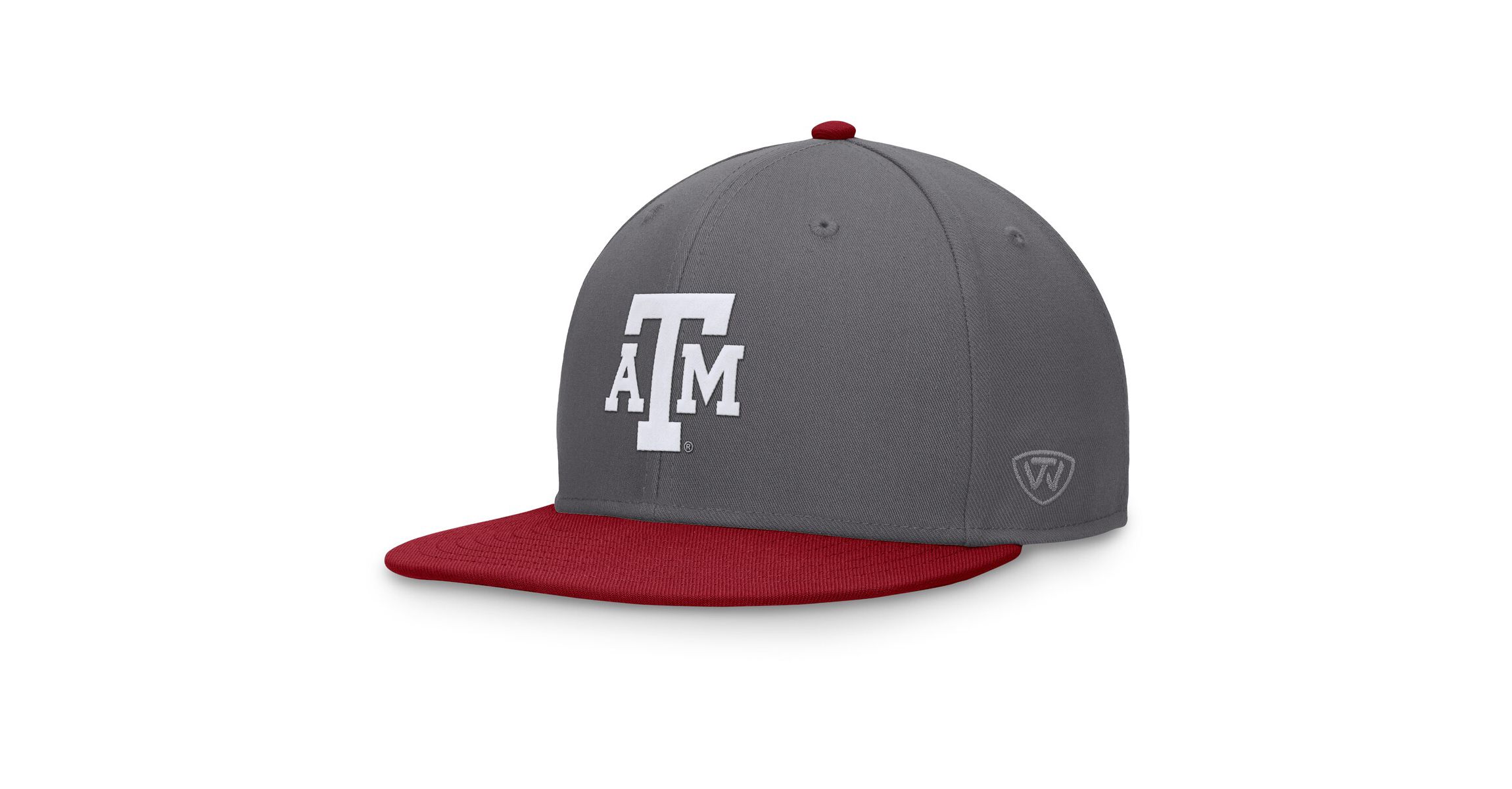 NCAA Gray/Maroon Texas A&M Aggies Rally Two-Tone Fitted Hat