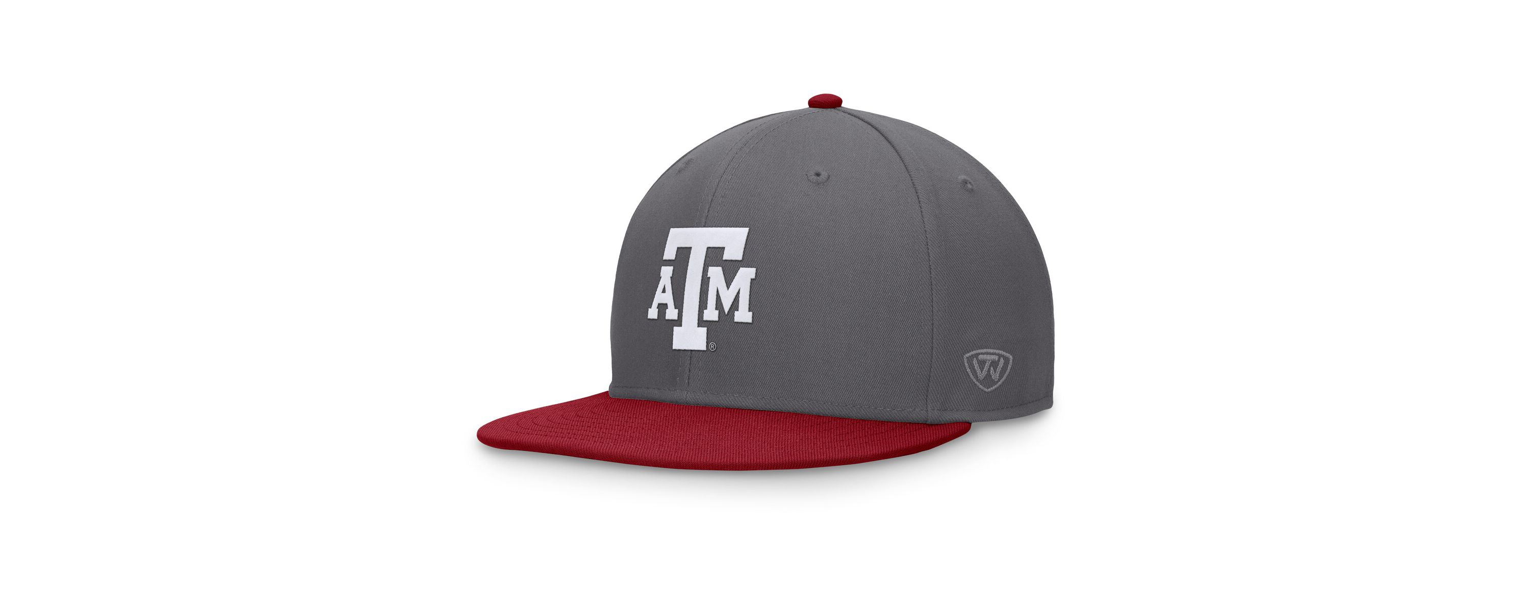 NCAA Gray/Maroon Texas A&M Aggies Rally Two-Tone Fitted Hat