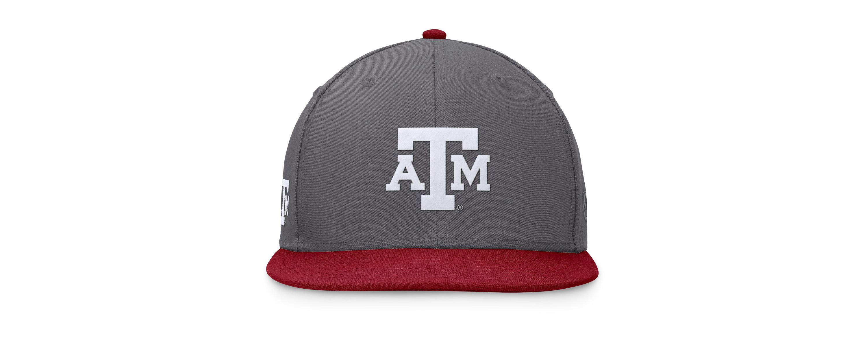 NCAA Gray/Maroon Texas A&M Aggies Rally Two-Tone Fitted Hat