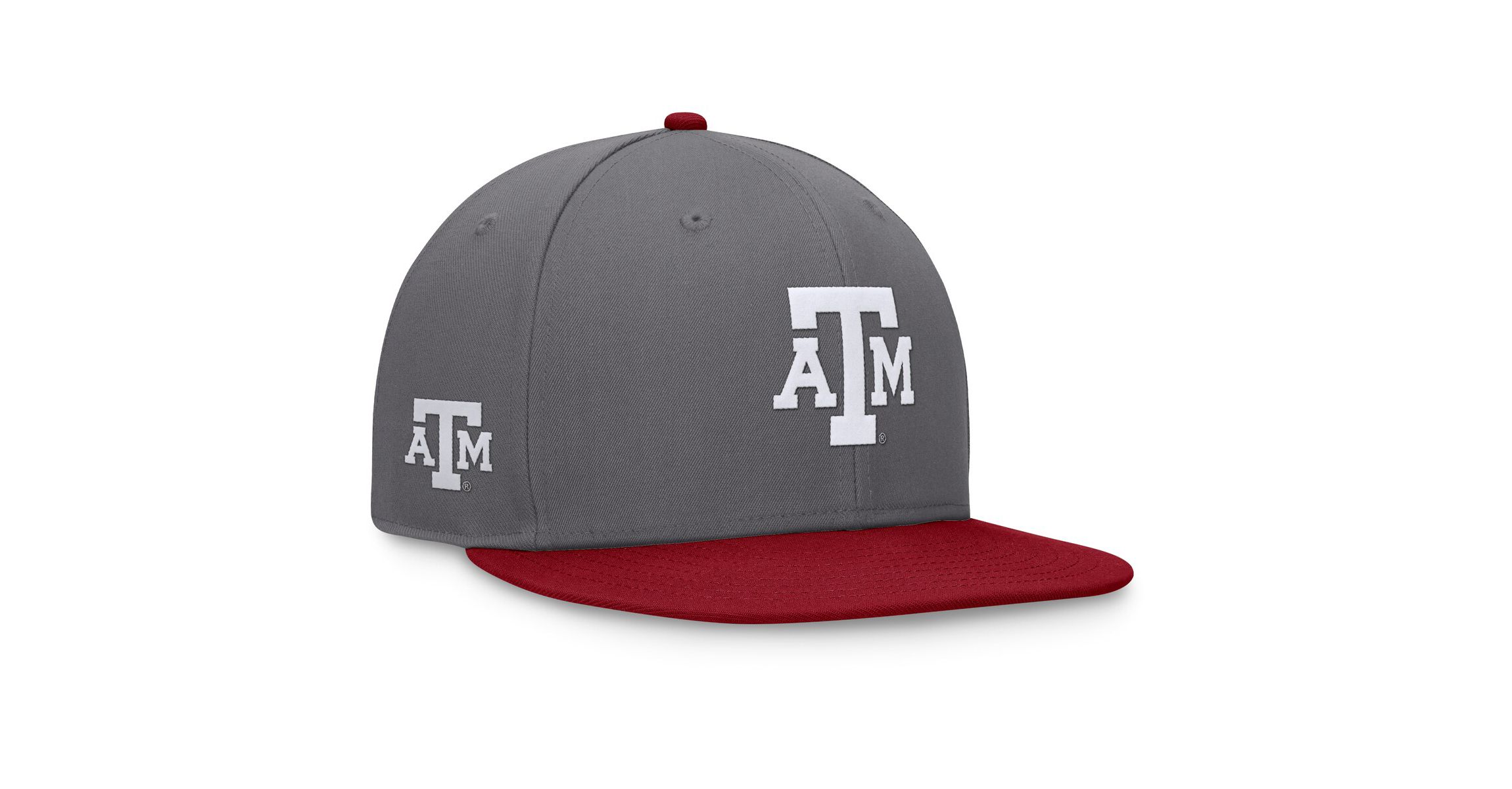 NCAA Gray/Maroon Texas A&M Aggies Rally Two-Tone Fitted Hat