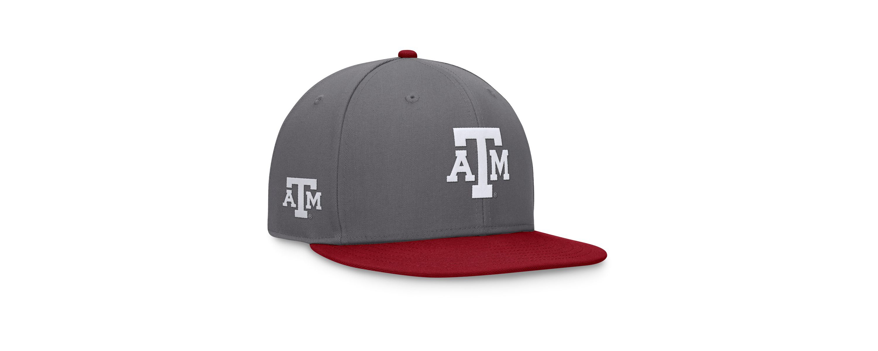 NCAA Gray/Maroon Texas A&M Aggies Rally Two-Tone Fitted Hat