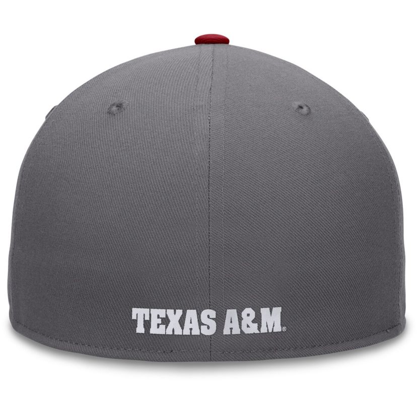 NCAA Gray/Maroon Texas A&M Aggies Rally Two-Tone Fitted Hat