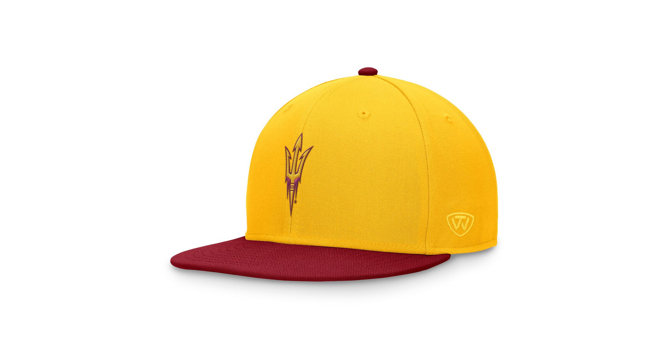 NCAA Gold/Maroon Arizona State Sun Devils Rally Two-Tone Fitted Hat
