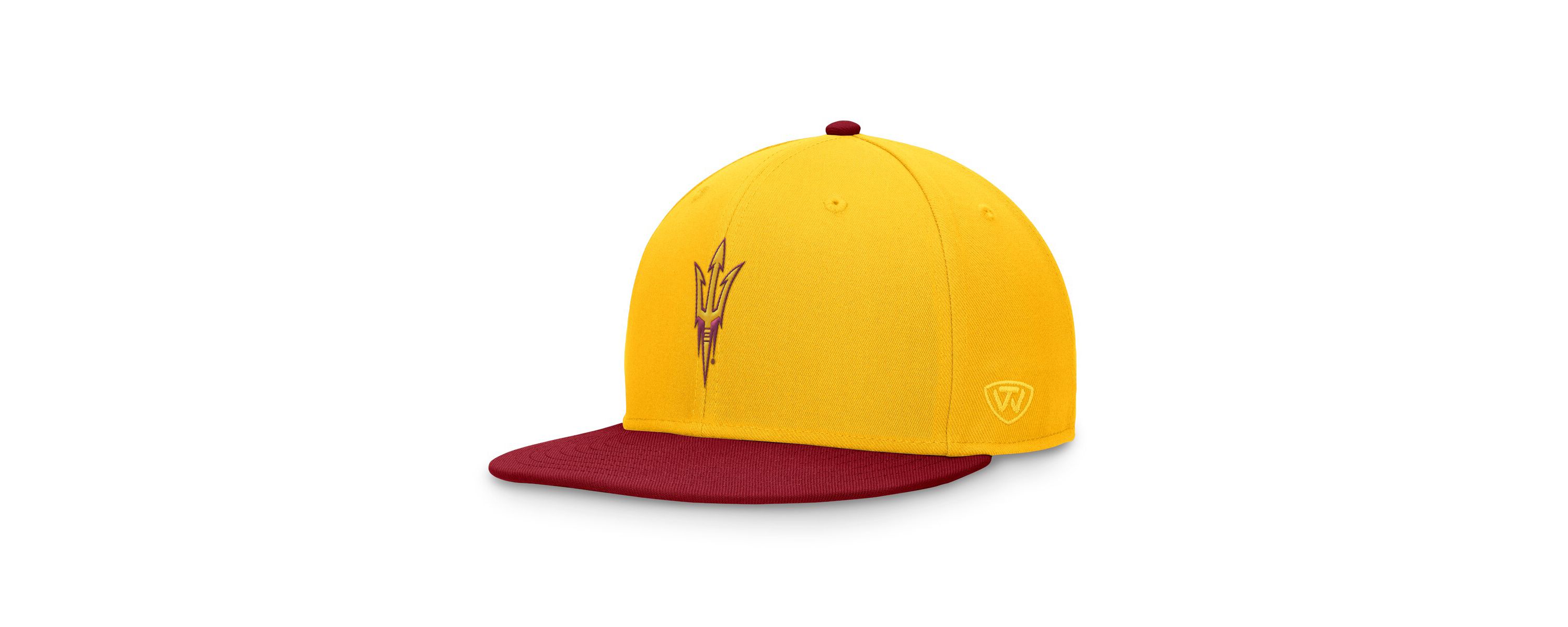 NCAA Gold/Maroon Arizona State Sun Devils Rally Two-Tone Fitted Hat