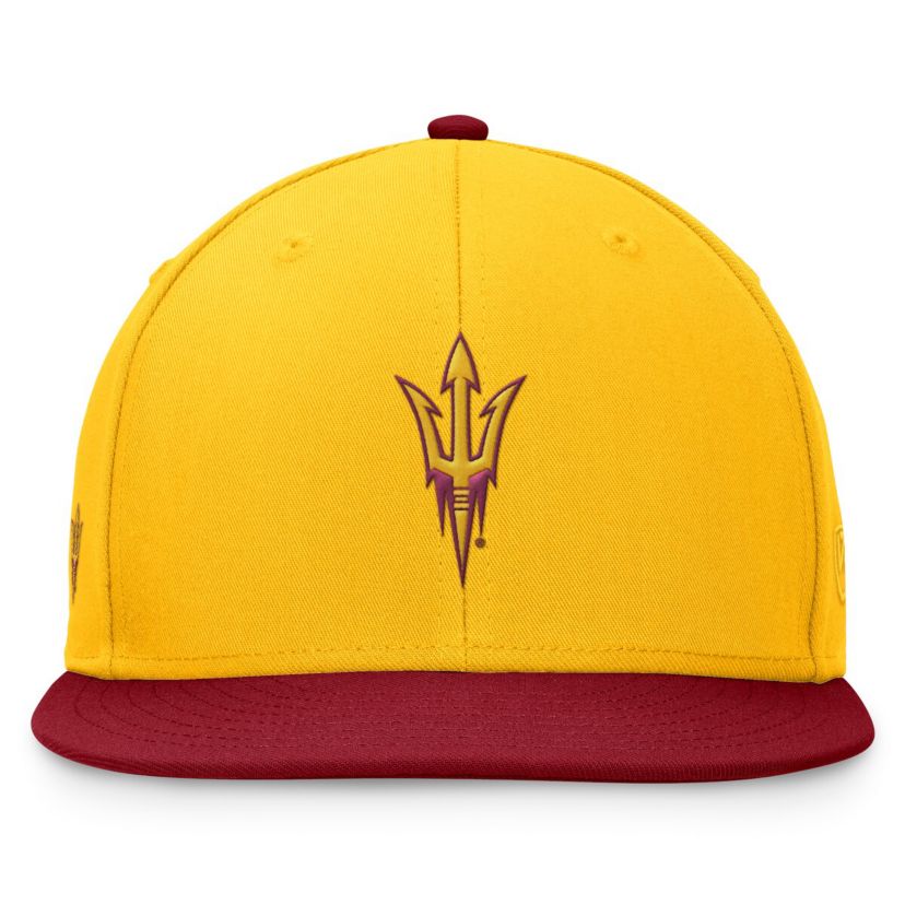 NCAA Gold/Maroon Arizona State Sun Devils Rally Two-Tone Fitted Hat