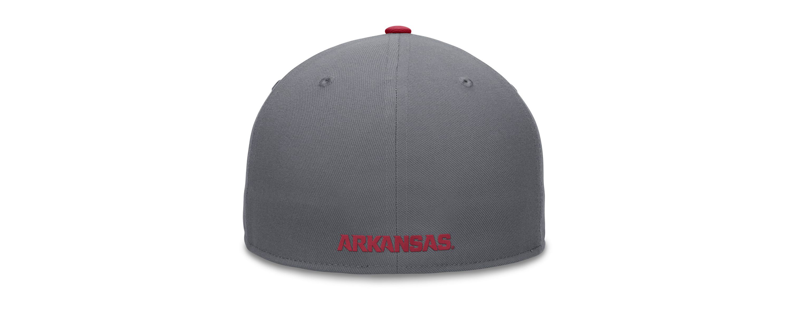 NCAA Gray/Cardinal Arkansas Razorbacks Rally Two-Tone Fitted Hat