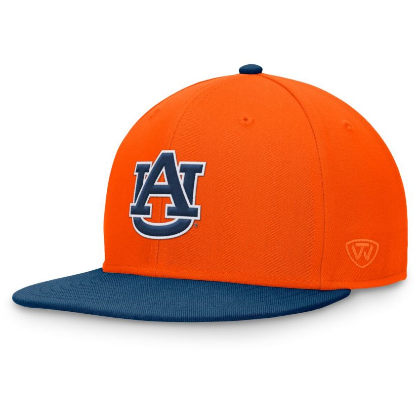 NCAA Orange/Navy Auburn Tigers Rally Two-Tone Fitted Hat