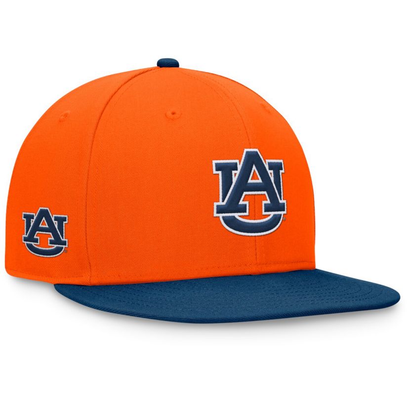 NCAA Orange/Navy Auburn Tigers Rally Two-Tone Fitted Hat