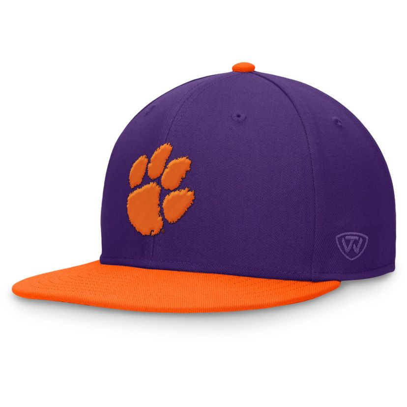 NCAA Purple/Orange Clemson Tigers Rally Two-Tone Fitted Hat