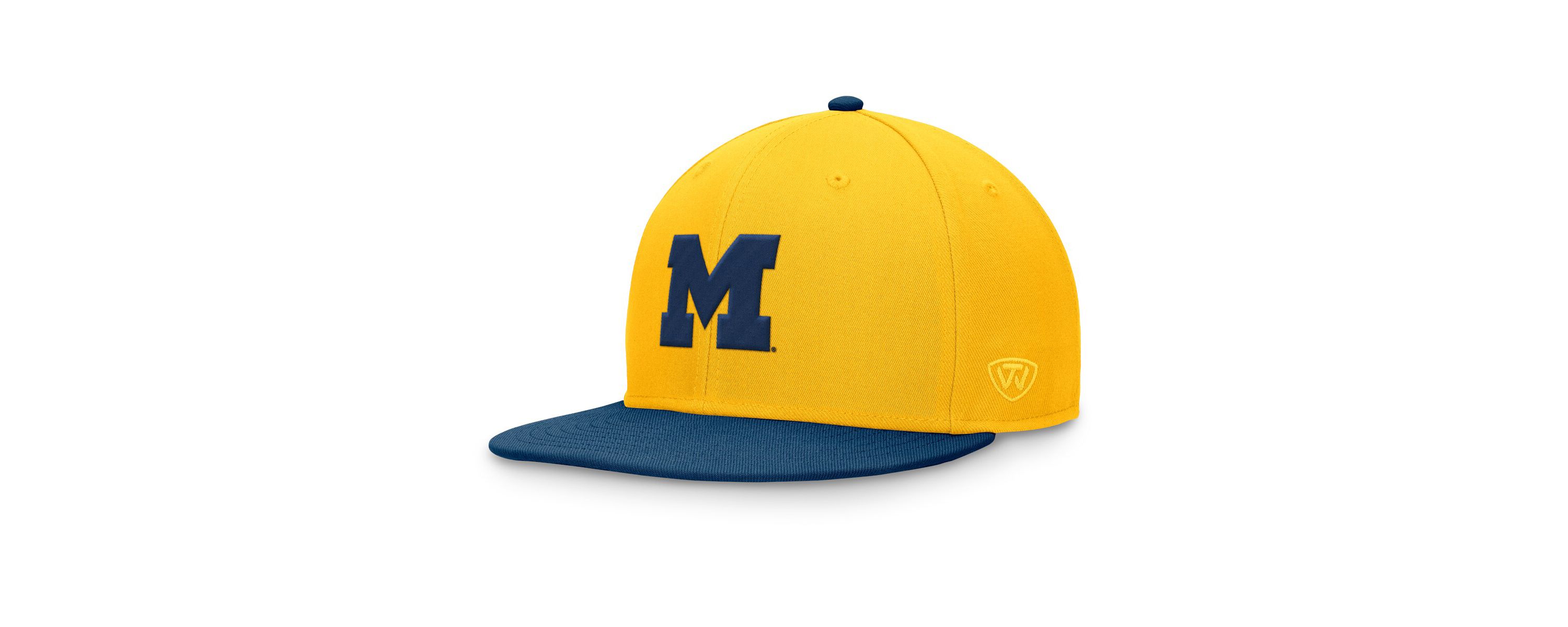 NCAA Maize/Navy Michigan Wolverines Rally Two-Tone Fitted Hat