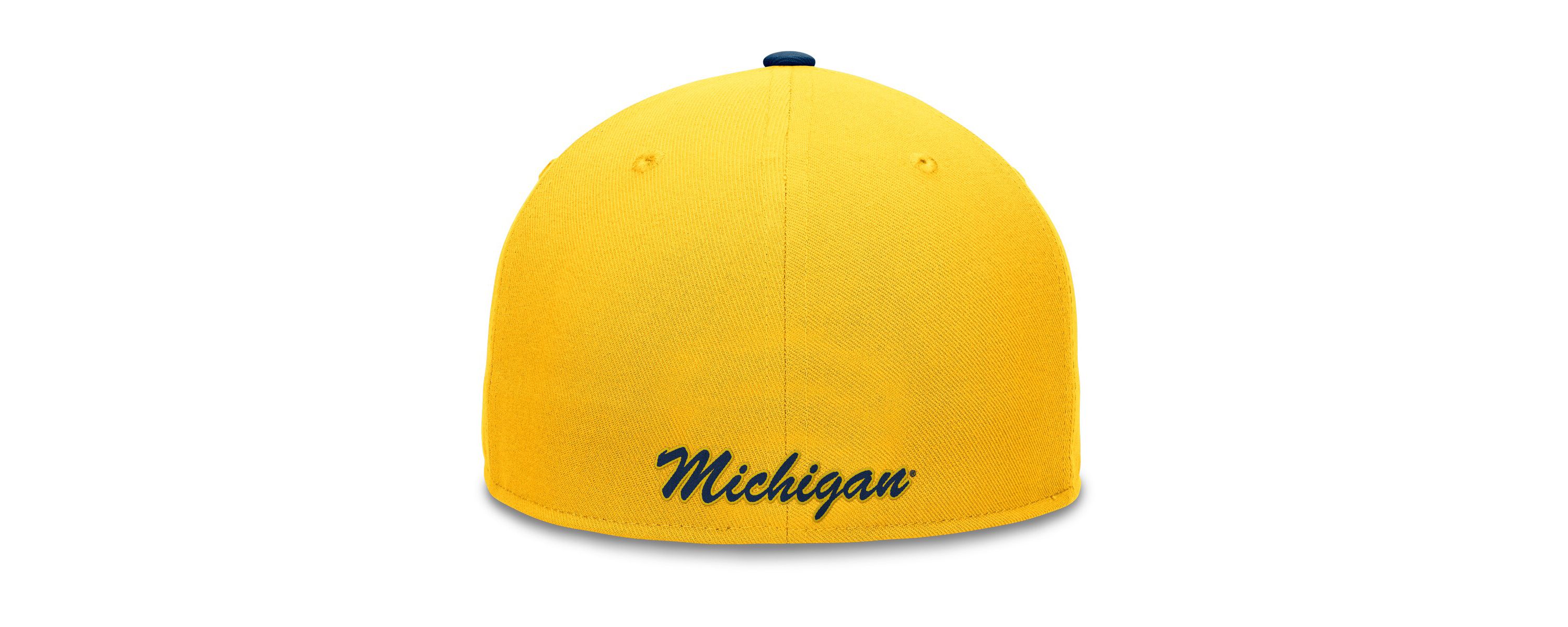 NCAA Maize/Navy Michigan Wolverines Rally Two-Tone Fitted Hat