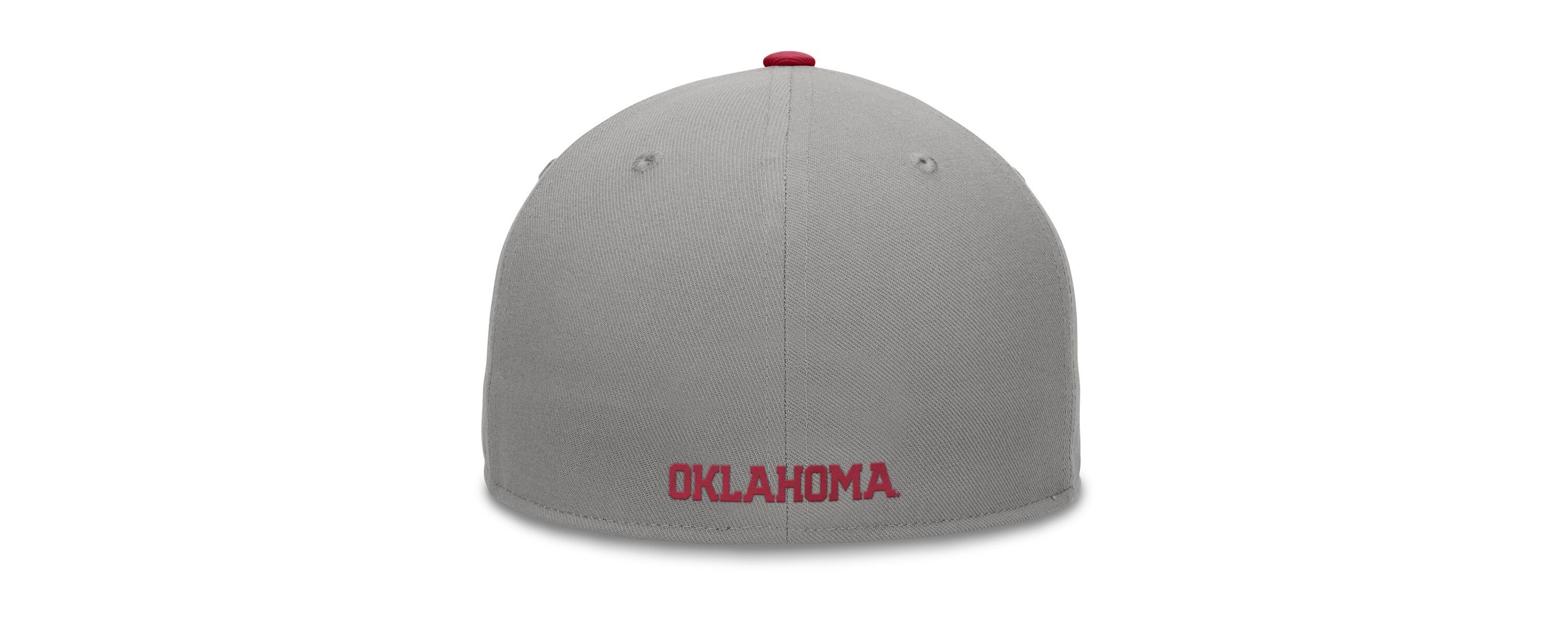 NCAA Gray/Crimson Oklahoma Sooners Rally Two-Tone Fitted Hat