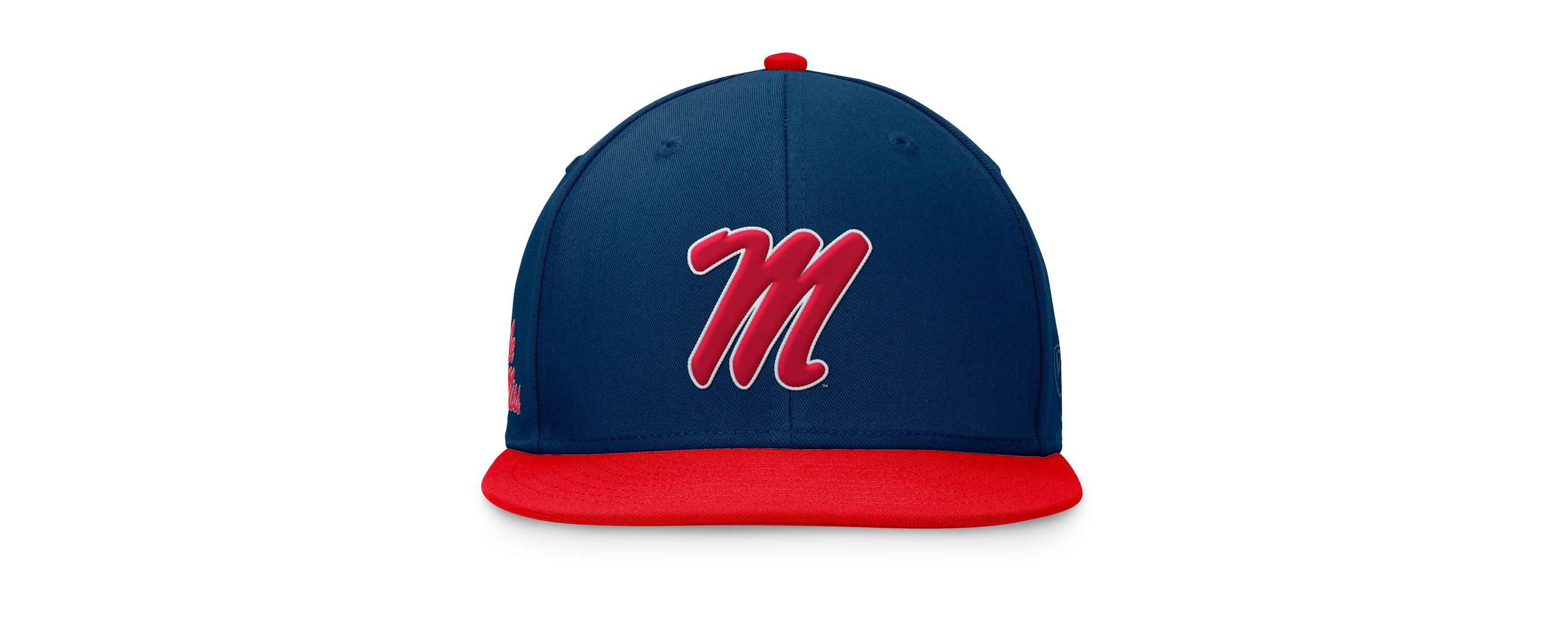 NCAA Red/Navy Ole Miss Rebels Rally Two-Tone Fitted Hat