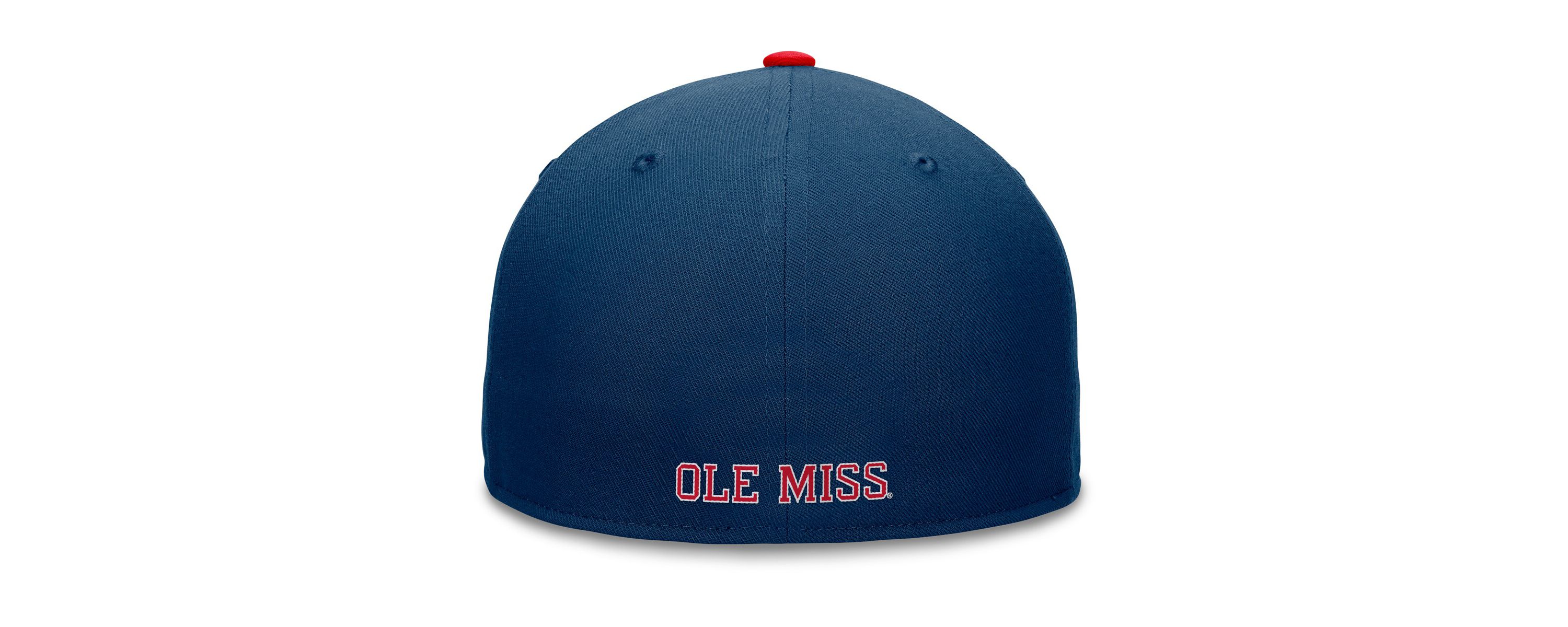 NCAA Red/Navy Ole Miss Rebels Rally Two-Tone Fitted Hat
