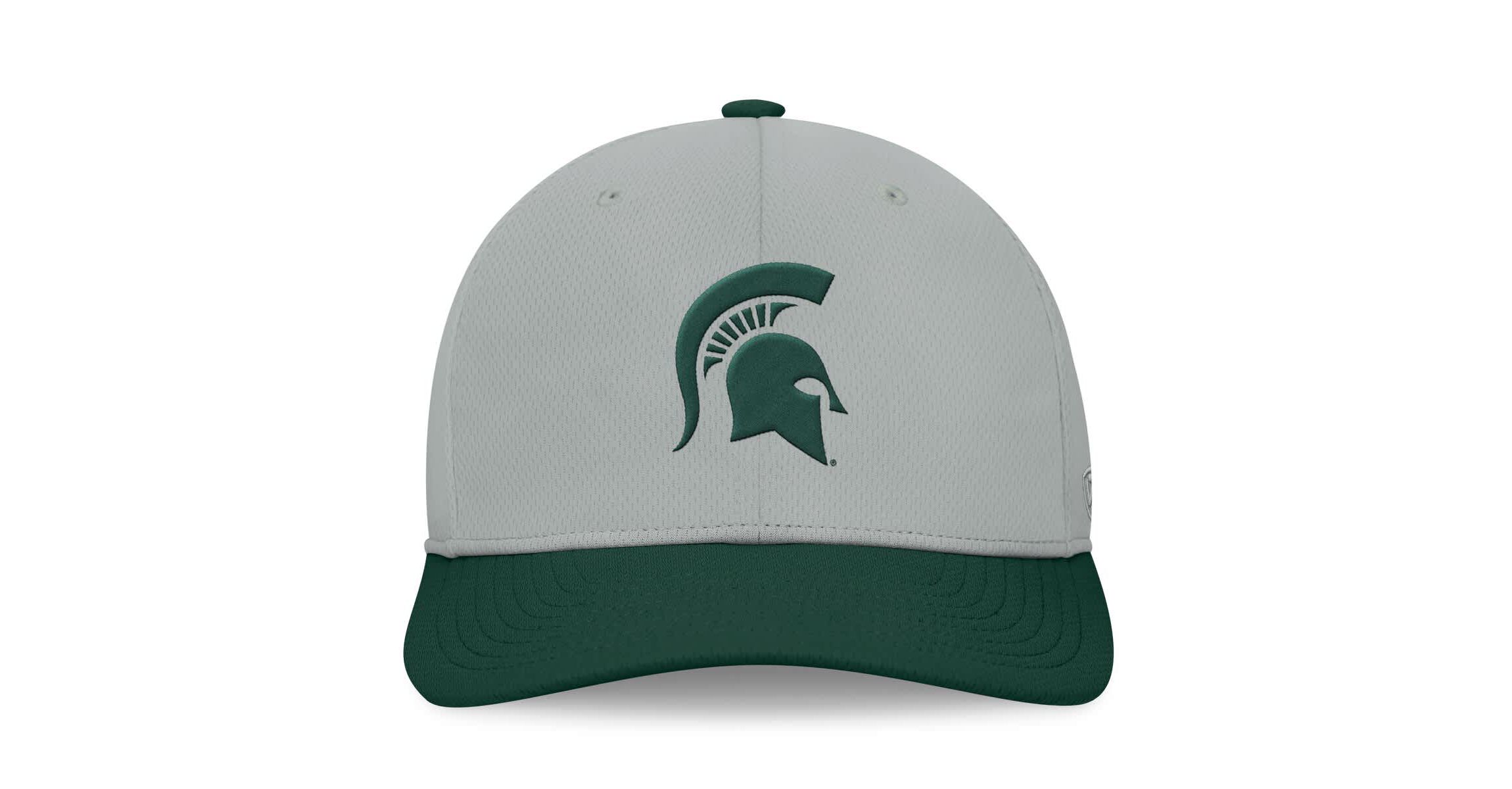 NCAA Gray/Green Michigan State Spartans Mick Flex Hat