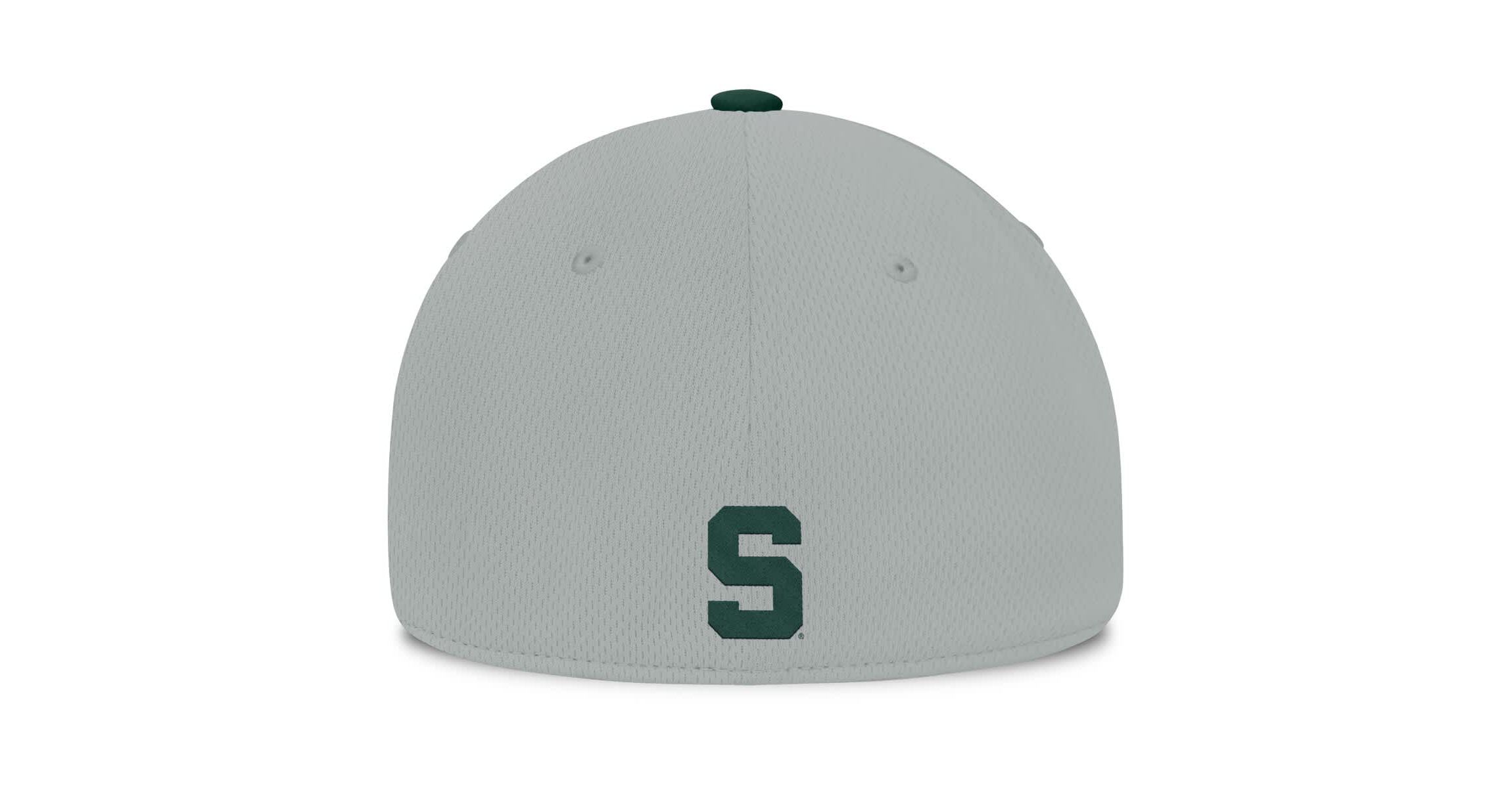 NCAA Gray/Green Michigan State Spartans Mick Flex Hat