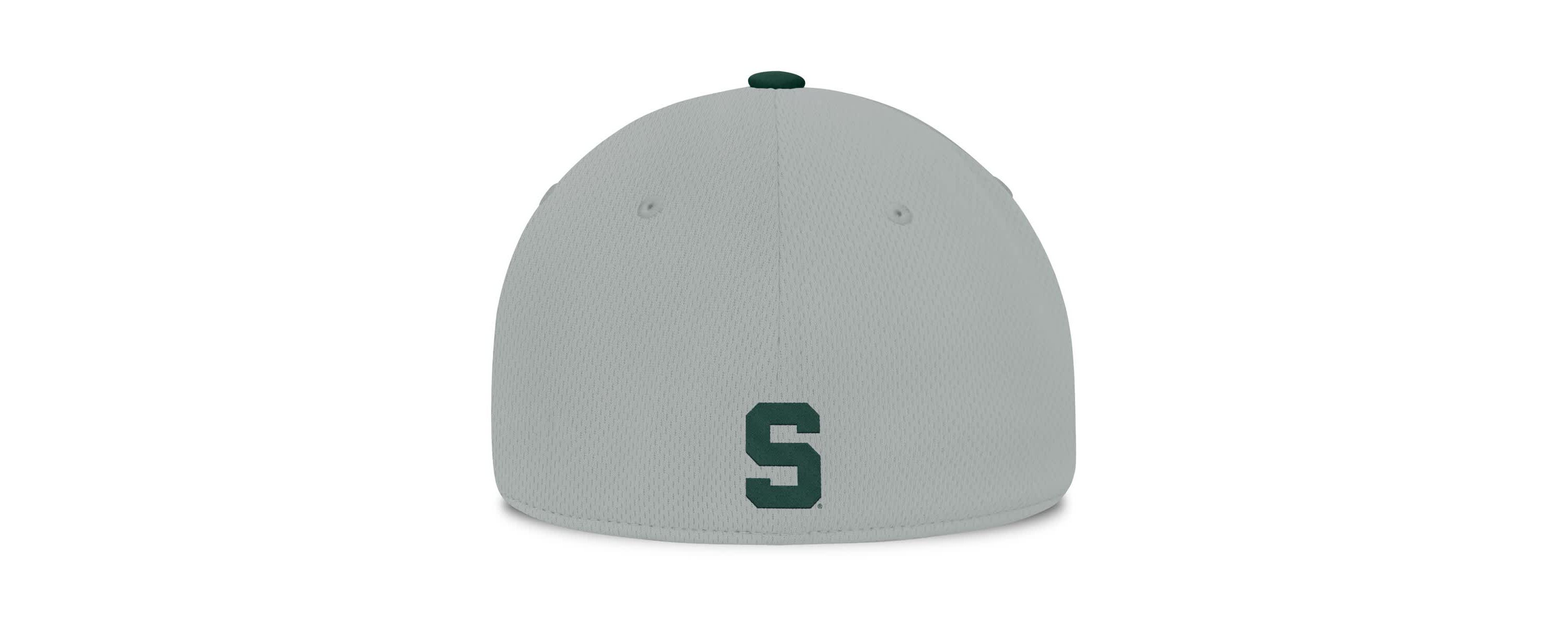 NCAA Gray/Green Michigan State Spartans Mick Flex Hat