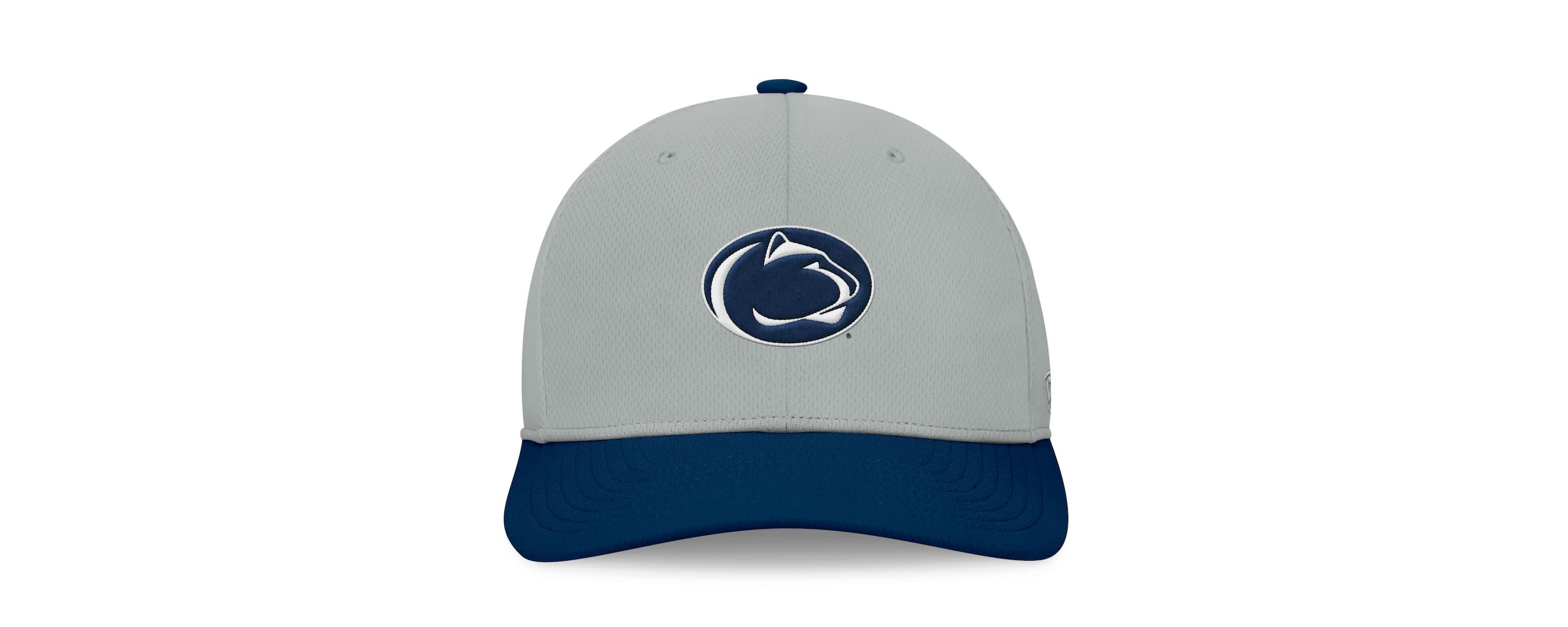 NCAA Gray/Navy Penn State Nittany Lions Mick Flex Hat
