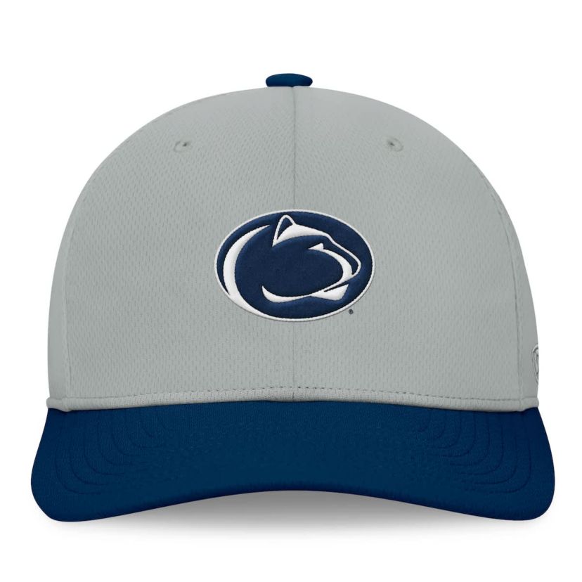 NCAA Gray/Navy Penn State Nittany Lions Mick Flex Hat