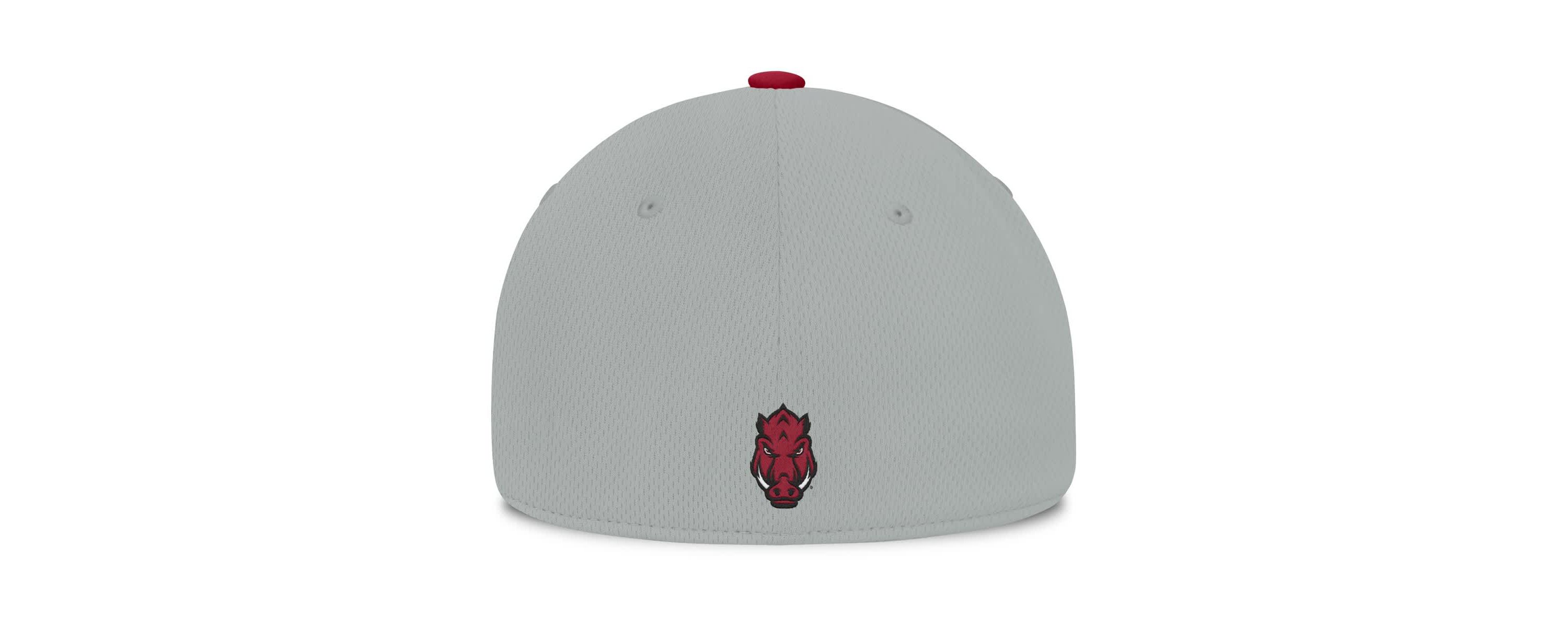 NCAA Gray/Cardinal Arkansas Razorbacks Mick Flex Hat