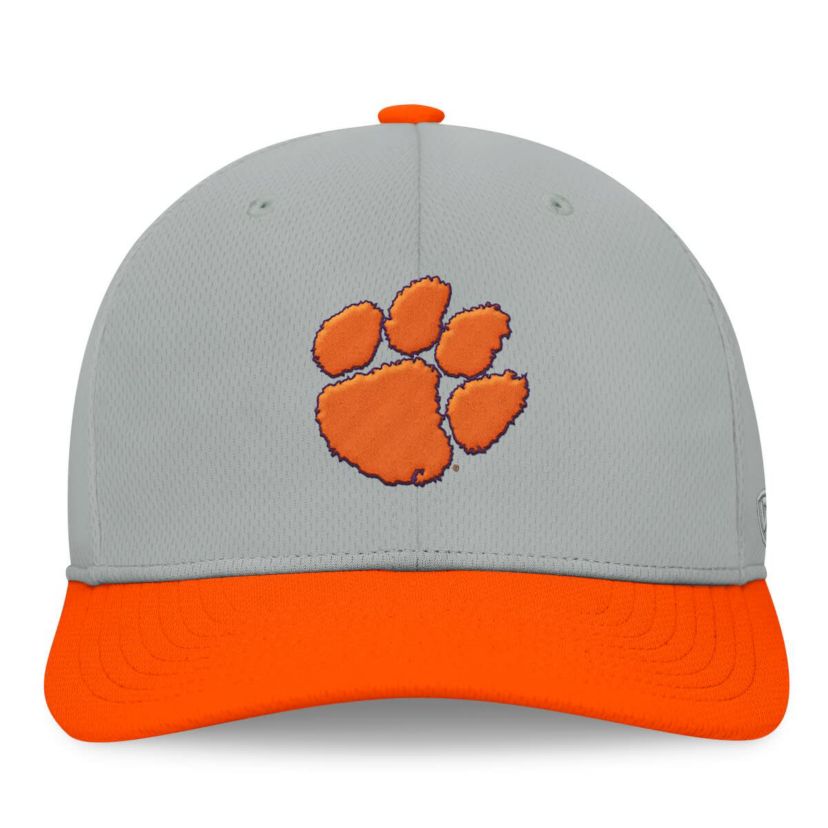 NCAA Gray/Orange Clemson Tigers Mick Flex Hat