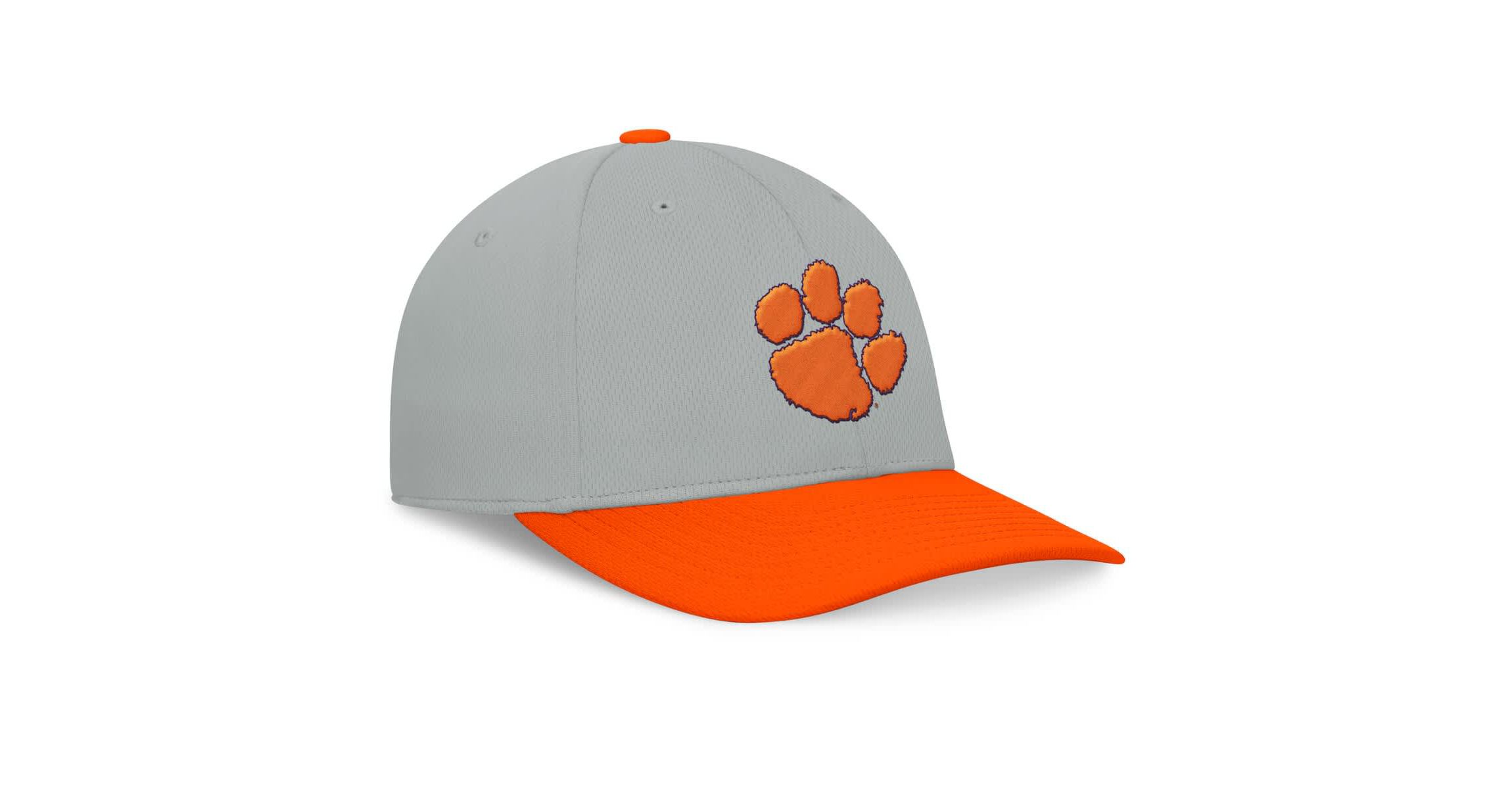 NCAA Gray/Orange Clemson Tigers Mick Flex Hat